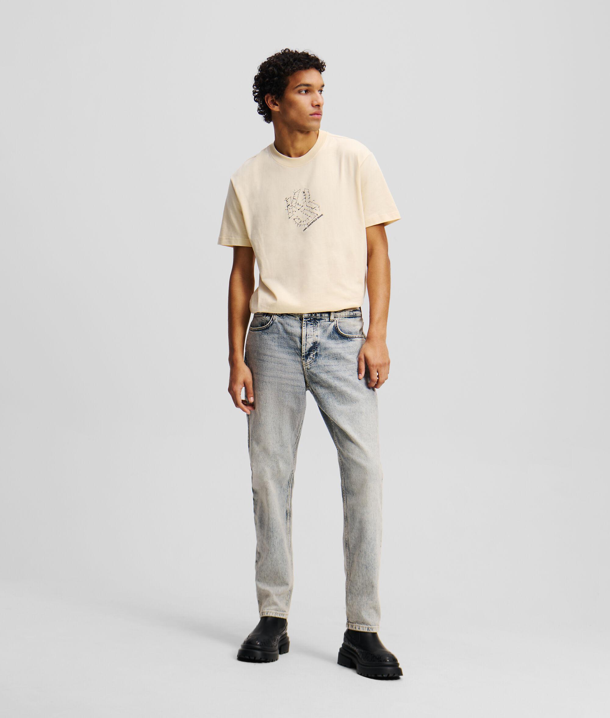 ACID WASH TAPERED JEANS Product Image