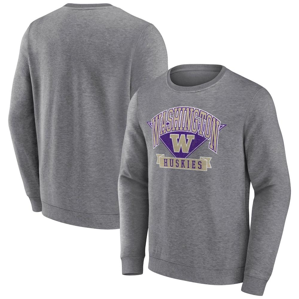 NCAA Arizona Wildcats Men's Gray Crew Neck Fleece Sweatshirt - M Product Image