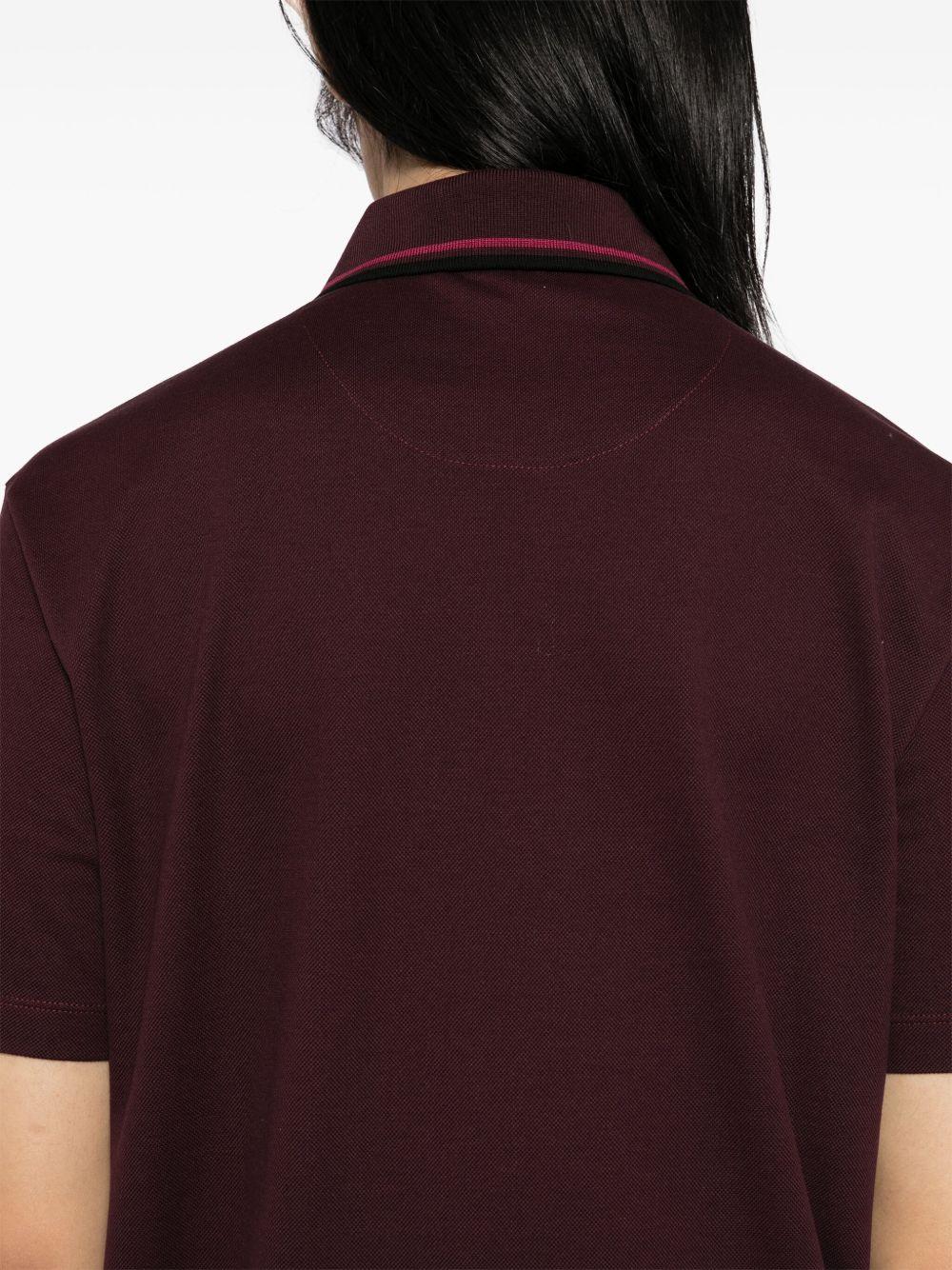 logo-embroidered polo shirt Product Image