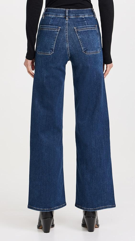 FRAME Le Slim Palazzo Bardot Pocket Jeans | Shopbop Product Image