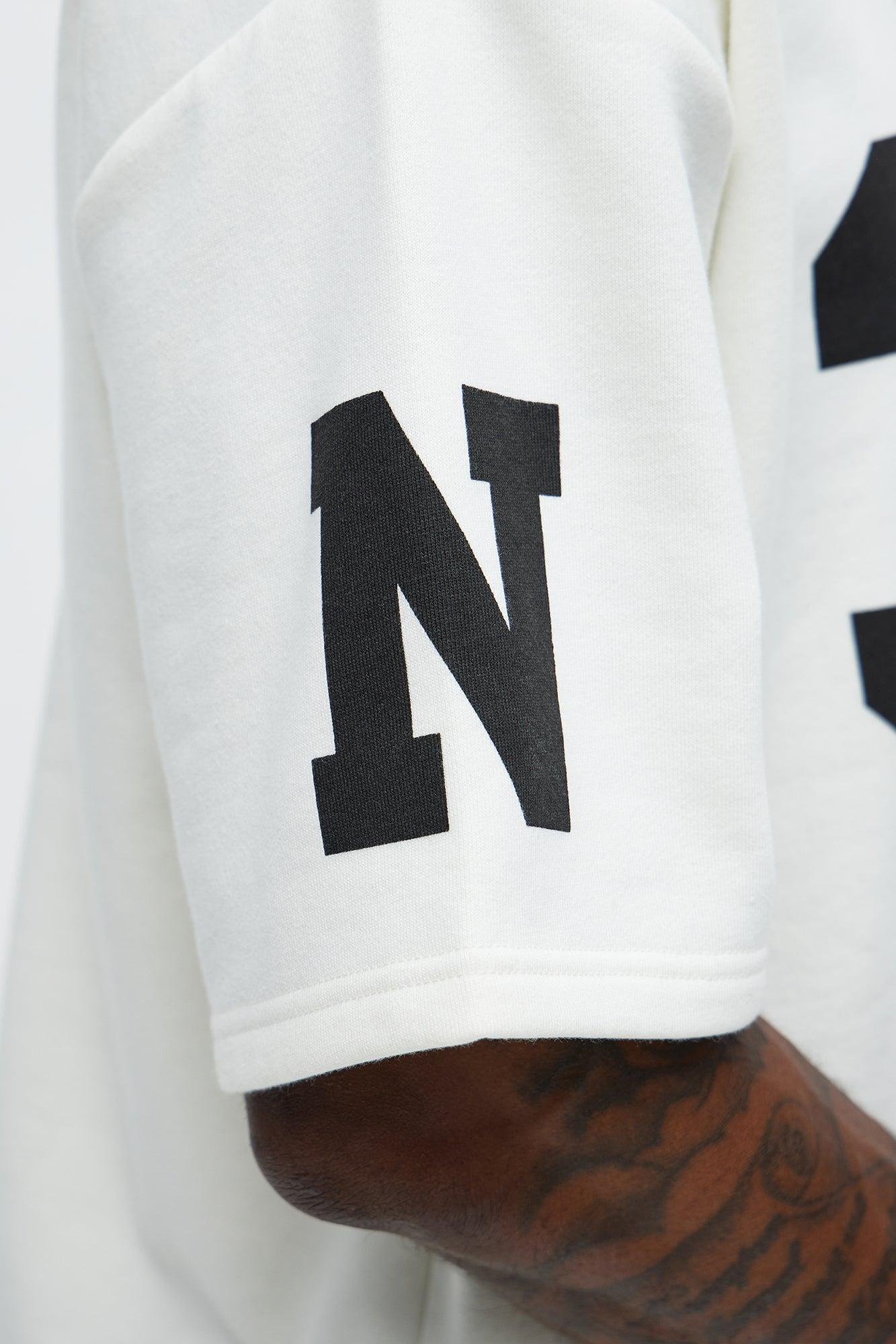 Athletic Oversized Tee - White Male Product Image