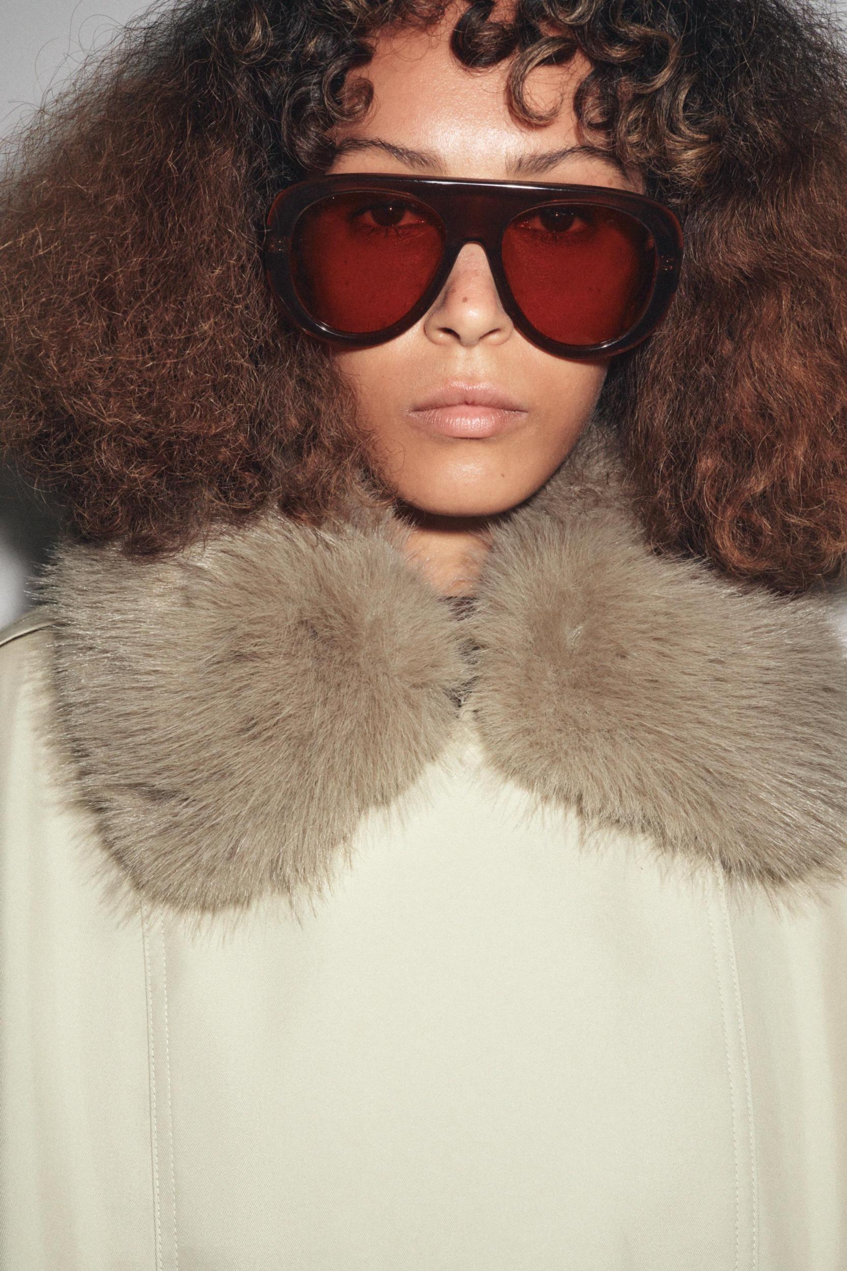 ZW COLLECTION WATER REPELLENT SHORT TRENCH COAT Product Image