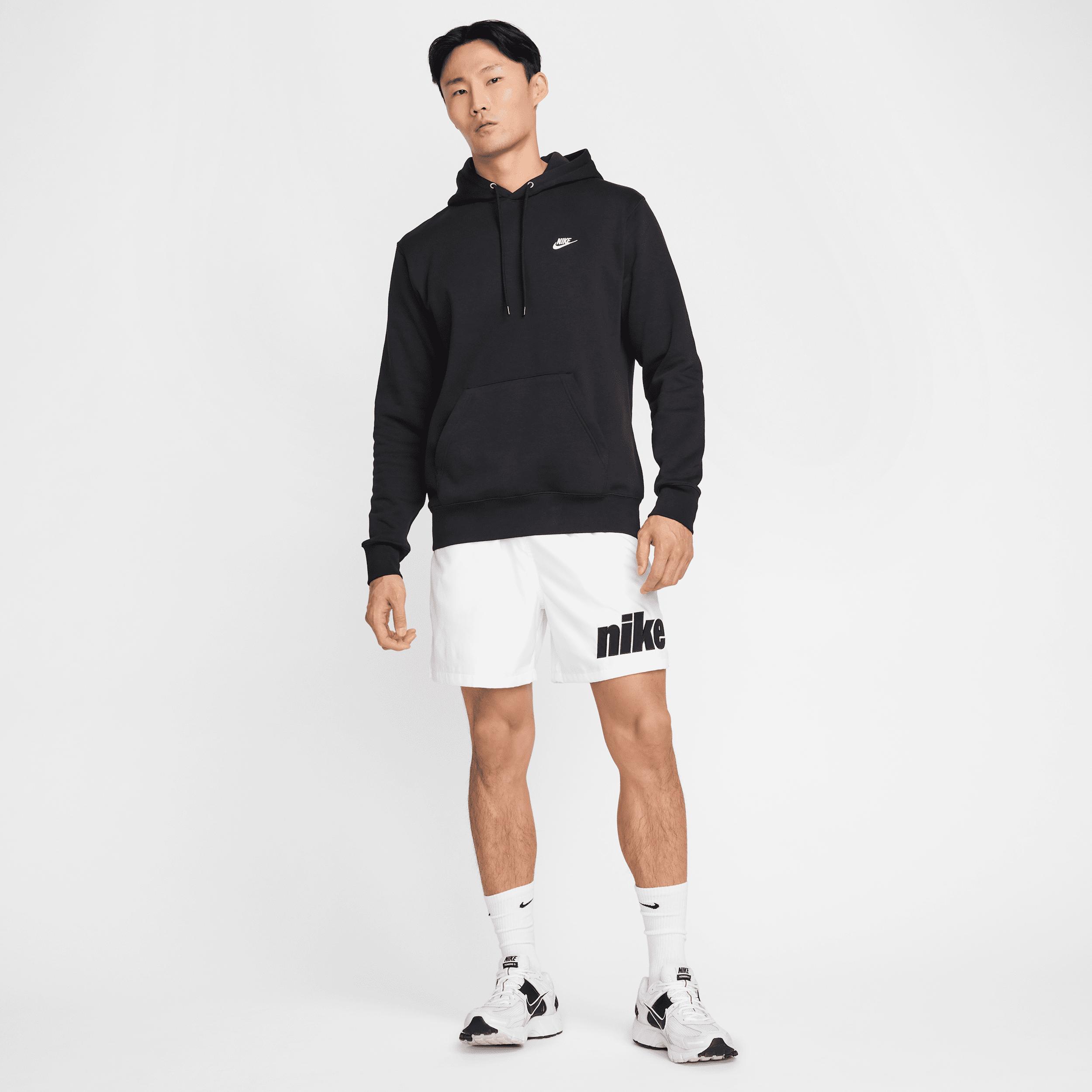 Nike Mens Club Pullover Fleece Hoodie | FN3859-010 Product Image