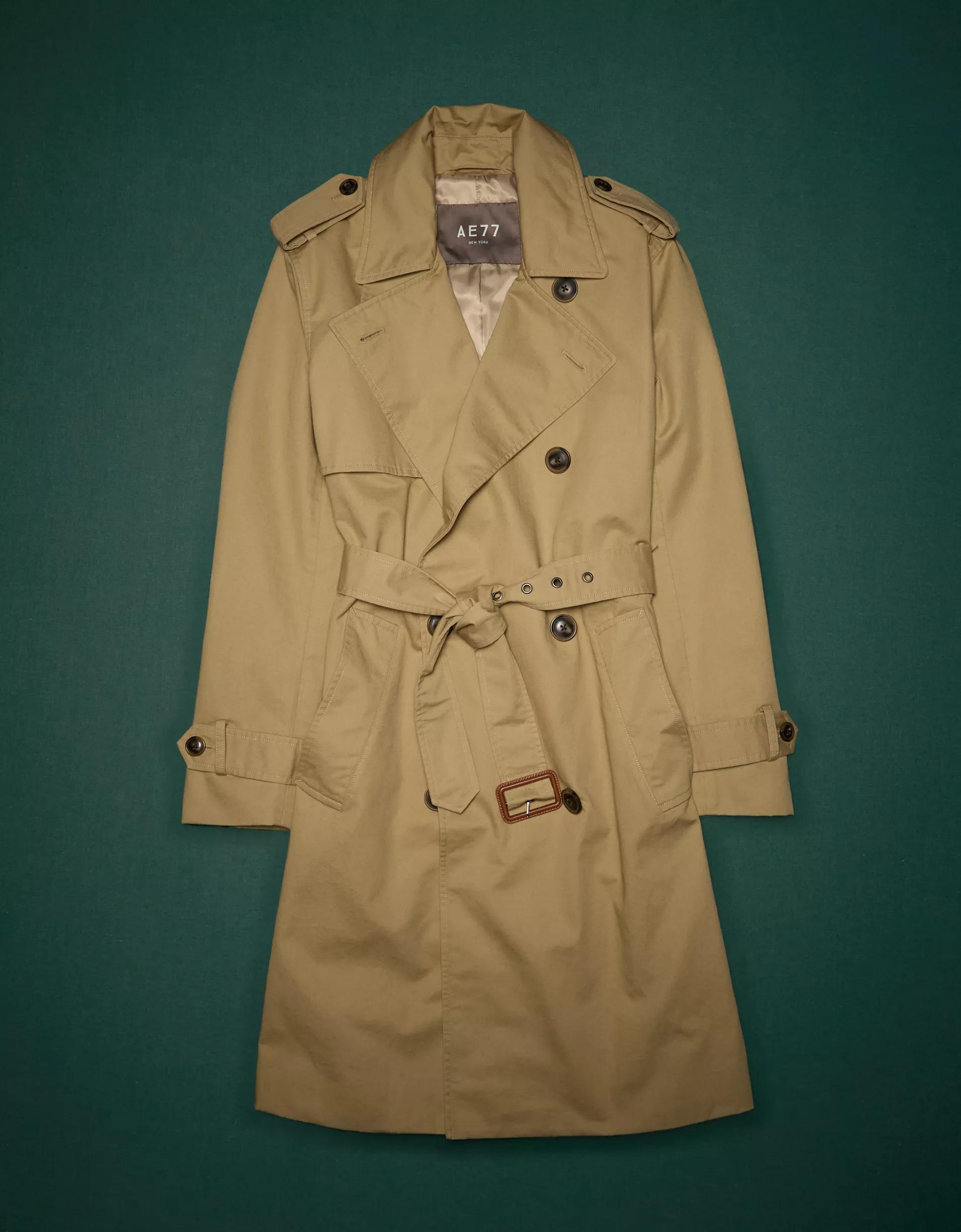 AE77 Premium Classic Trench Coat Product Image