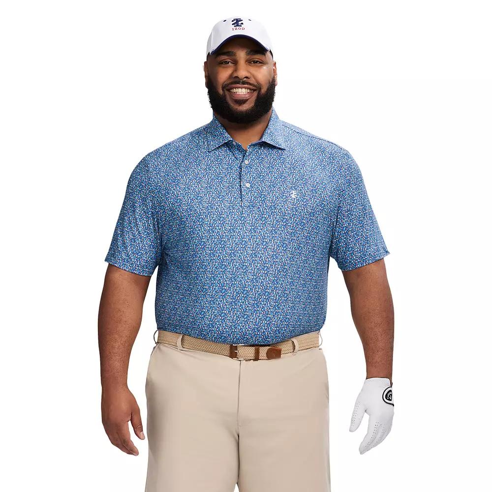 Big & Tall IZOD Swingflex Elite Golf Short Sleeve Polo Shirt, Men's,  Product Image