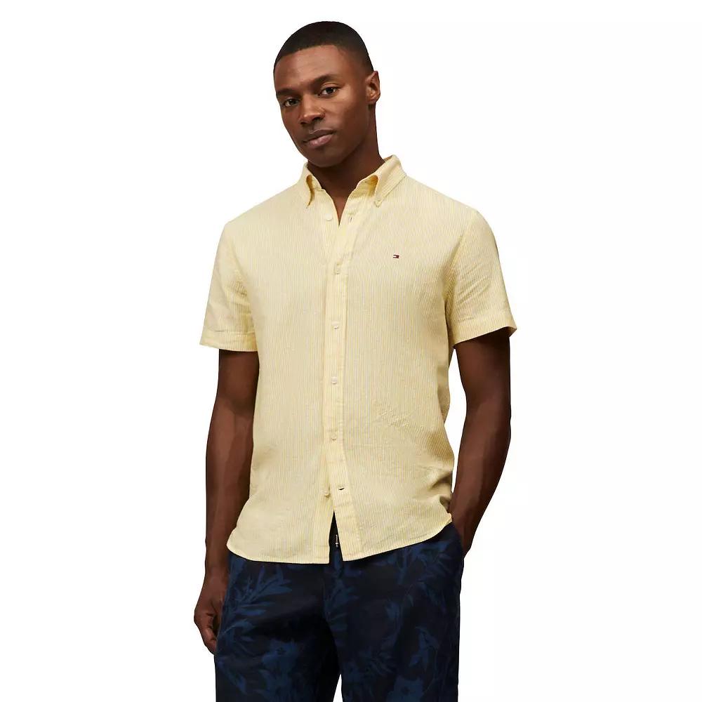 Men's Tommy Hilfiger Short Sleeve Printed Shirt,  Product Image