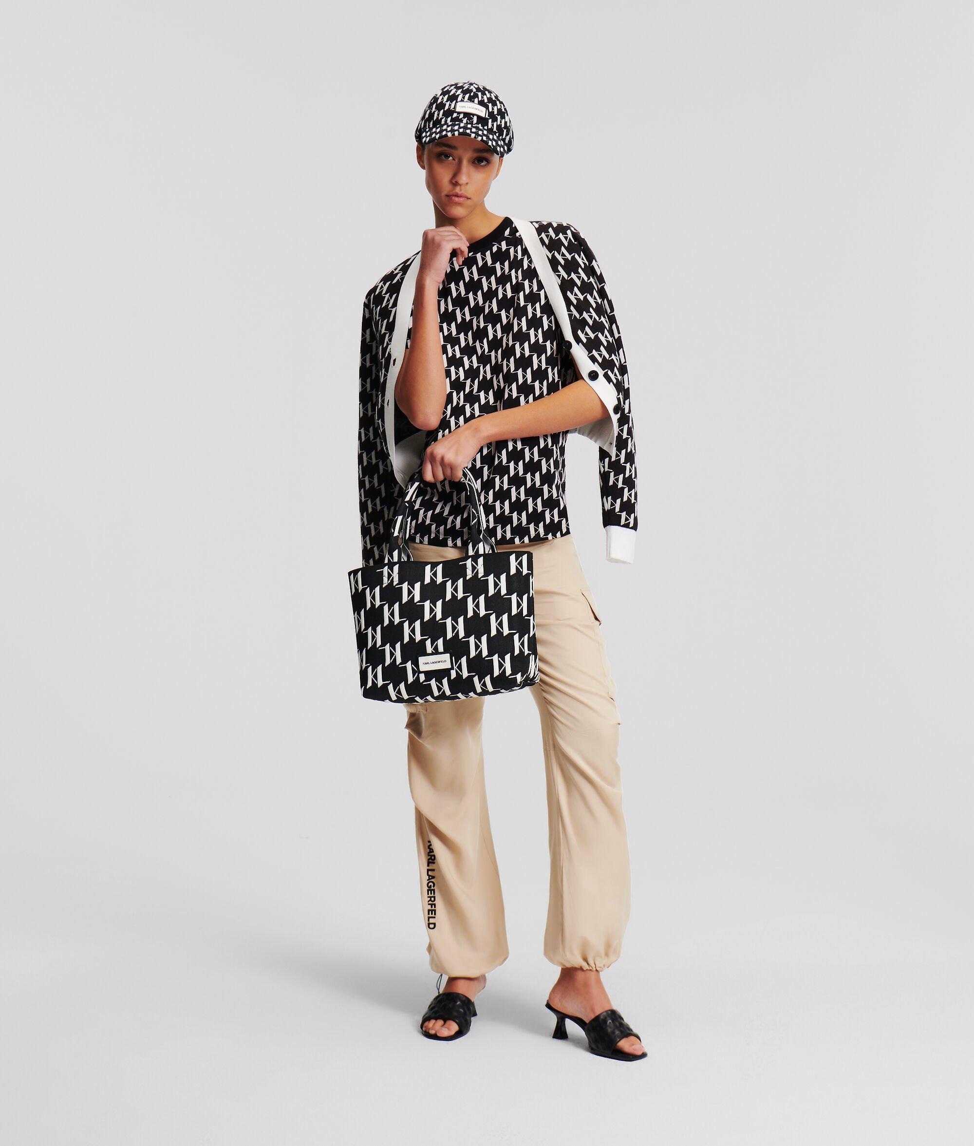 MONOGRAM CROPPED CARDIGAN Product Image