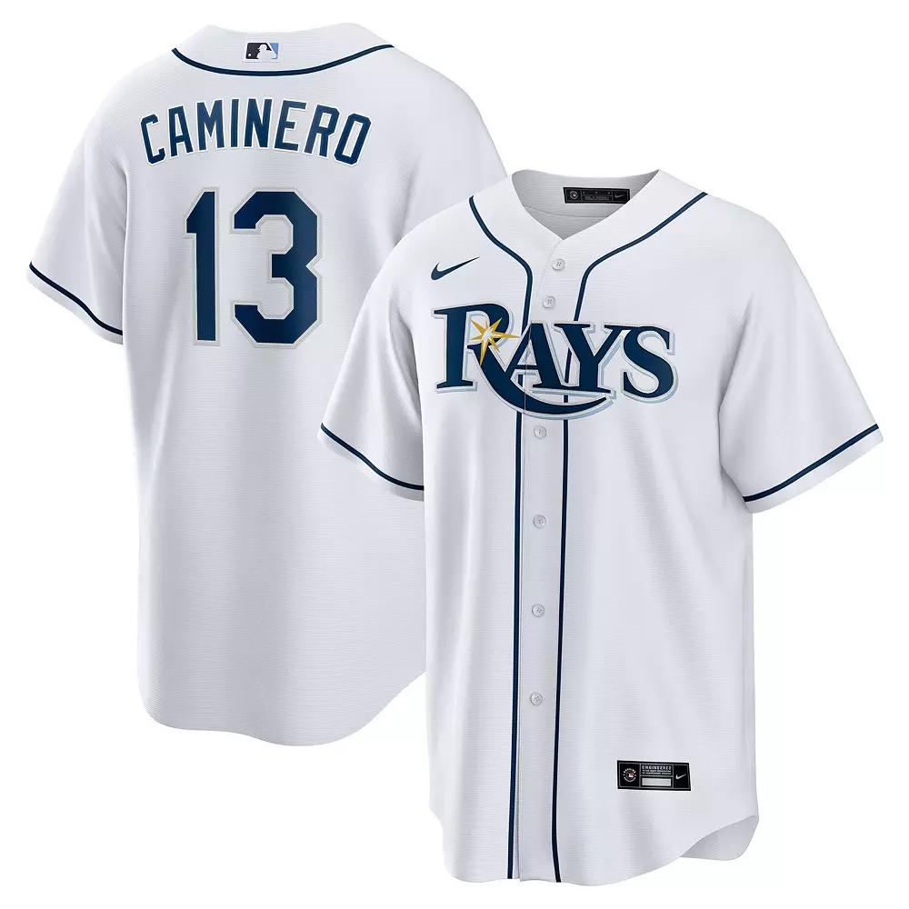 Junior Caminero Tampa Bay Rays Nike Mens MLB Replica Jersey | T770RAAHRA7-SH6 Product Image