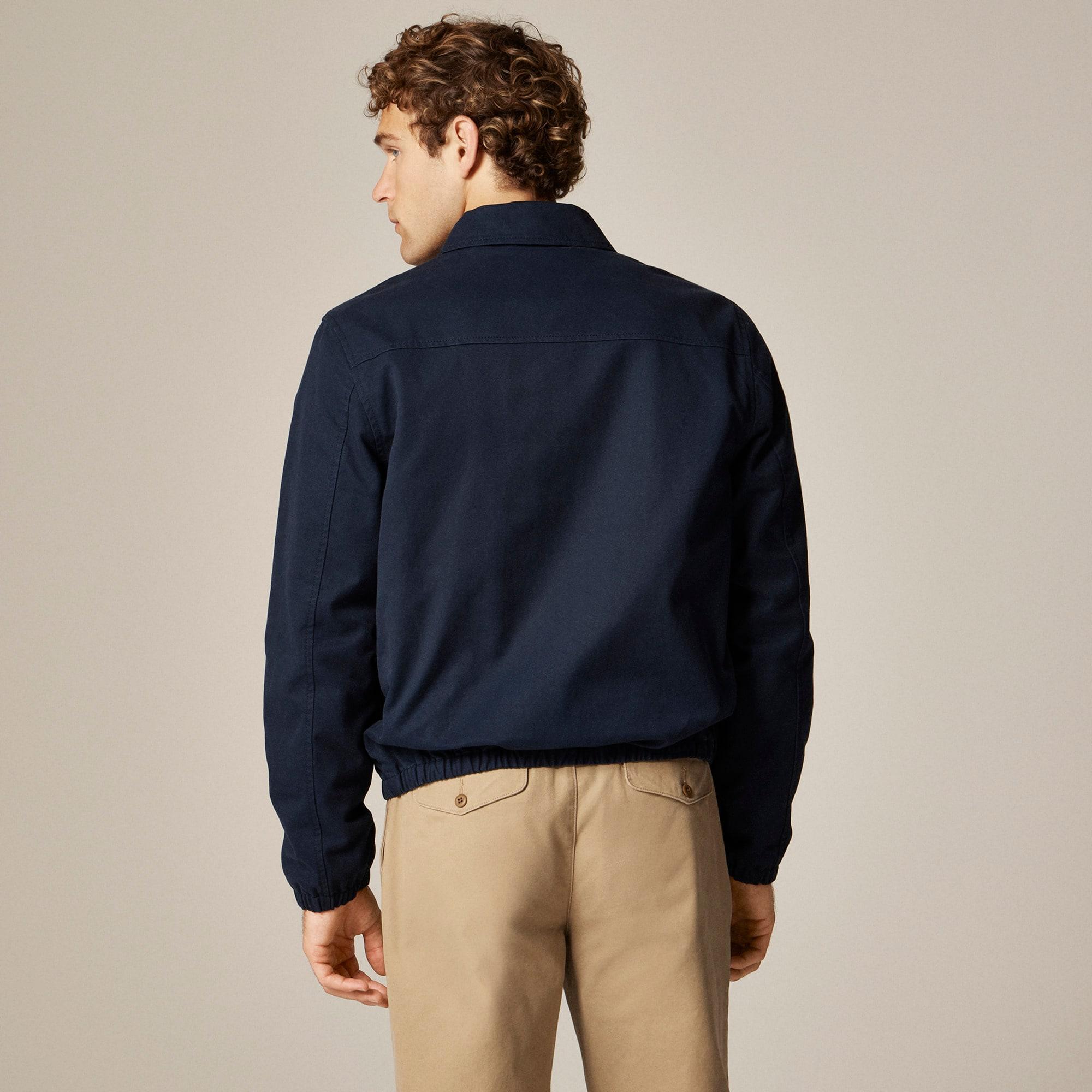 Harrington jacket in cotton twill Product Image