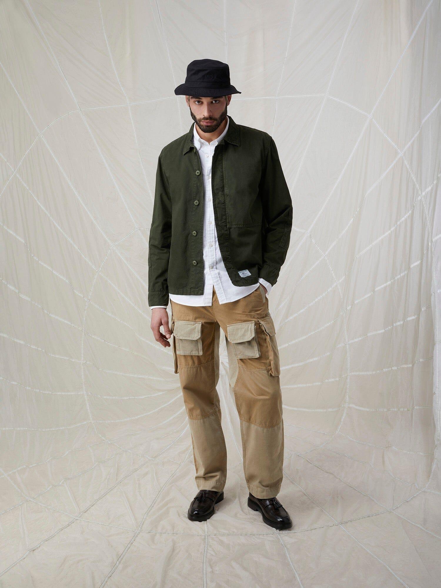 CONTRAST SHIRT JACKET (SEASONAL) Male Product Image