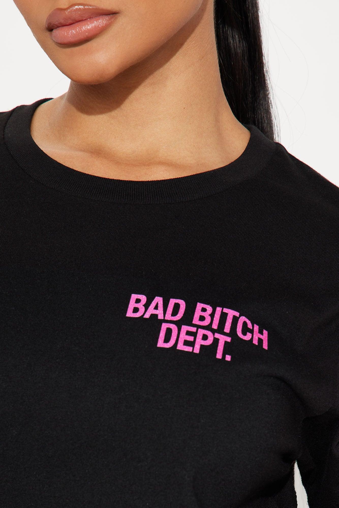 Member Of The Bad Bitch Dept Tee - Black Product Image