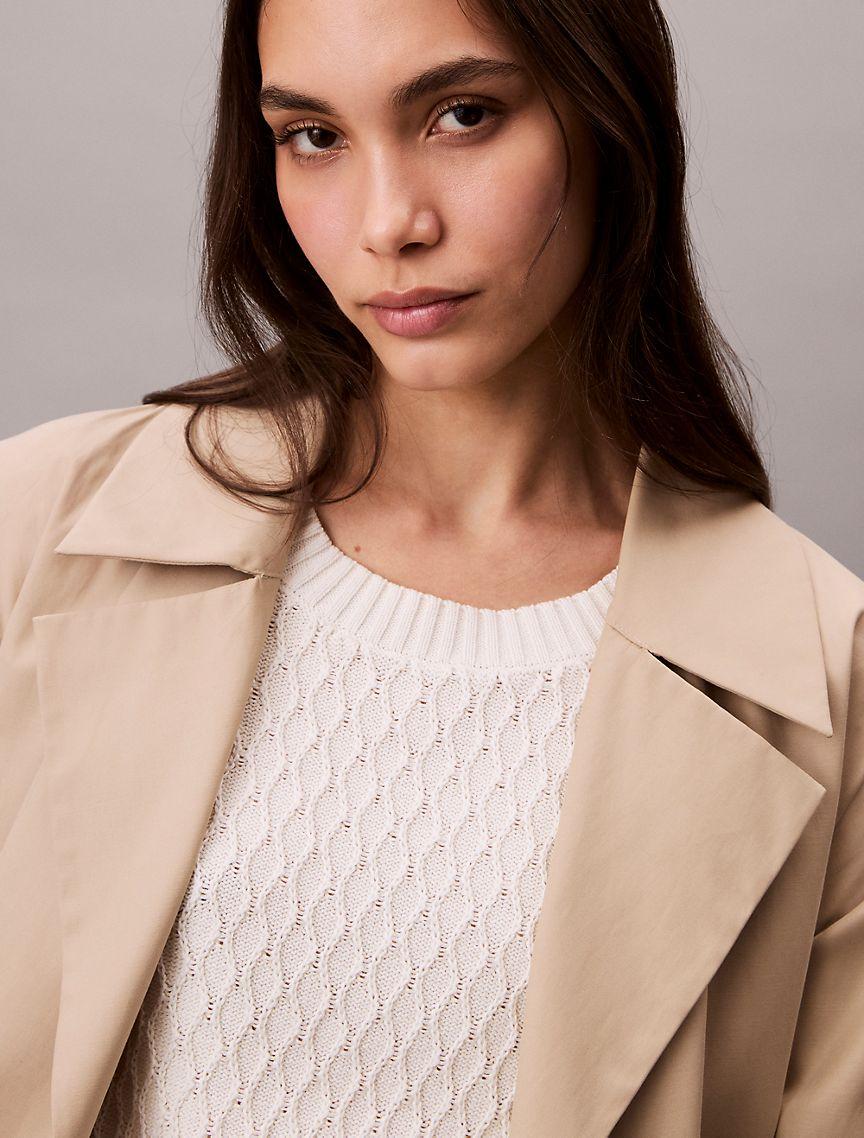 Cable Knit Classic Sweater Product Image