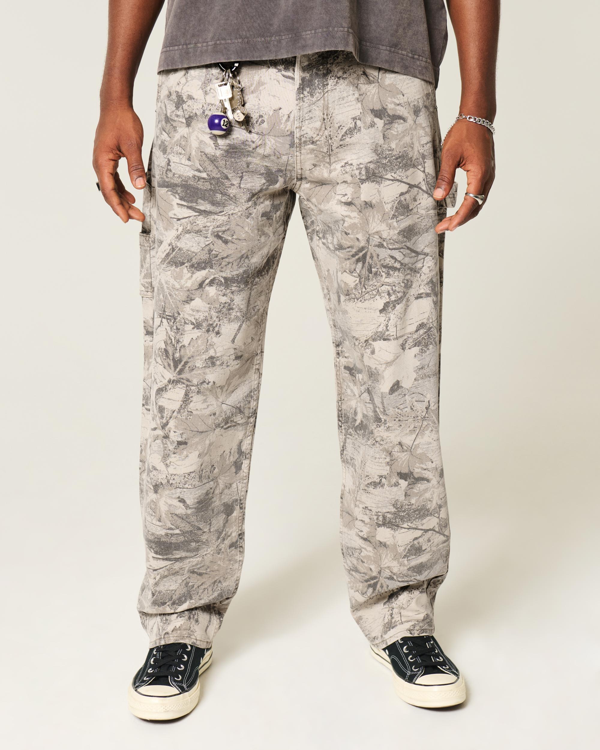 Camo Skater Baggy Painter Jeans Product Image
