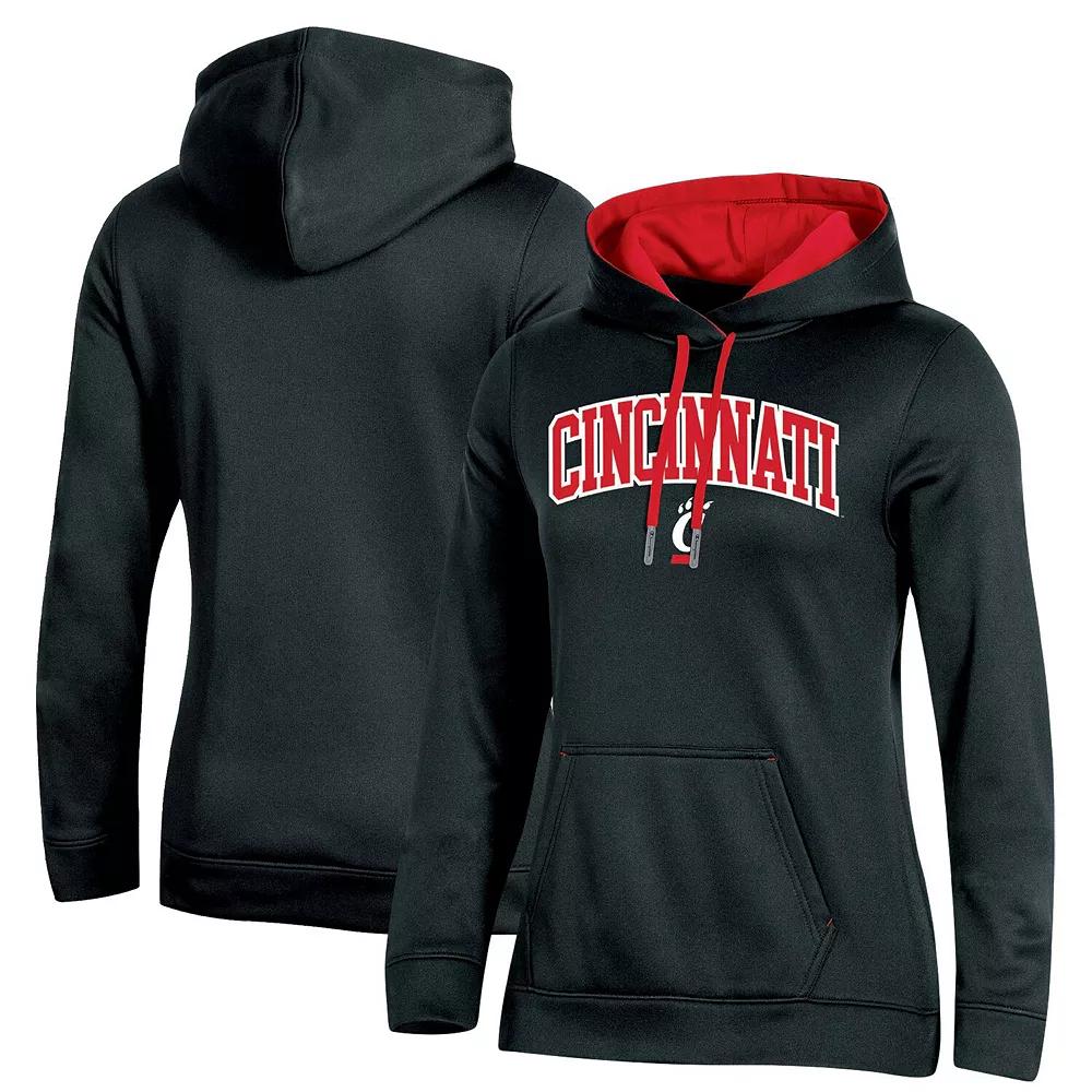 Women's Champion Black Cincinnati Bearcats Arch Logo 2.0 Pullover Hoodie,  Product Image