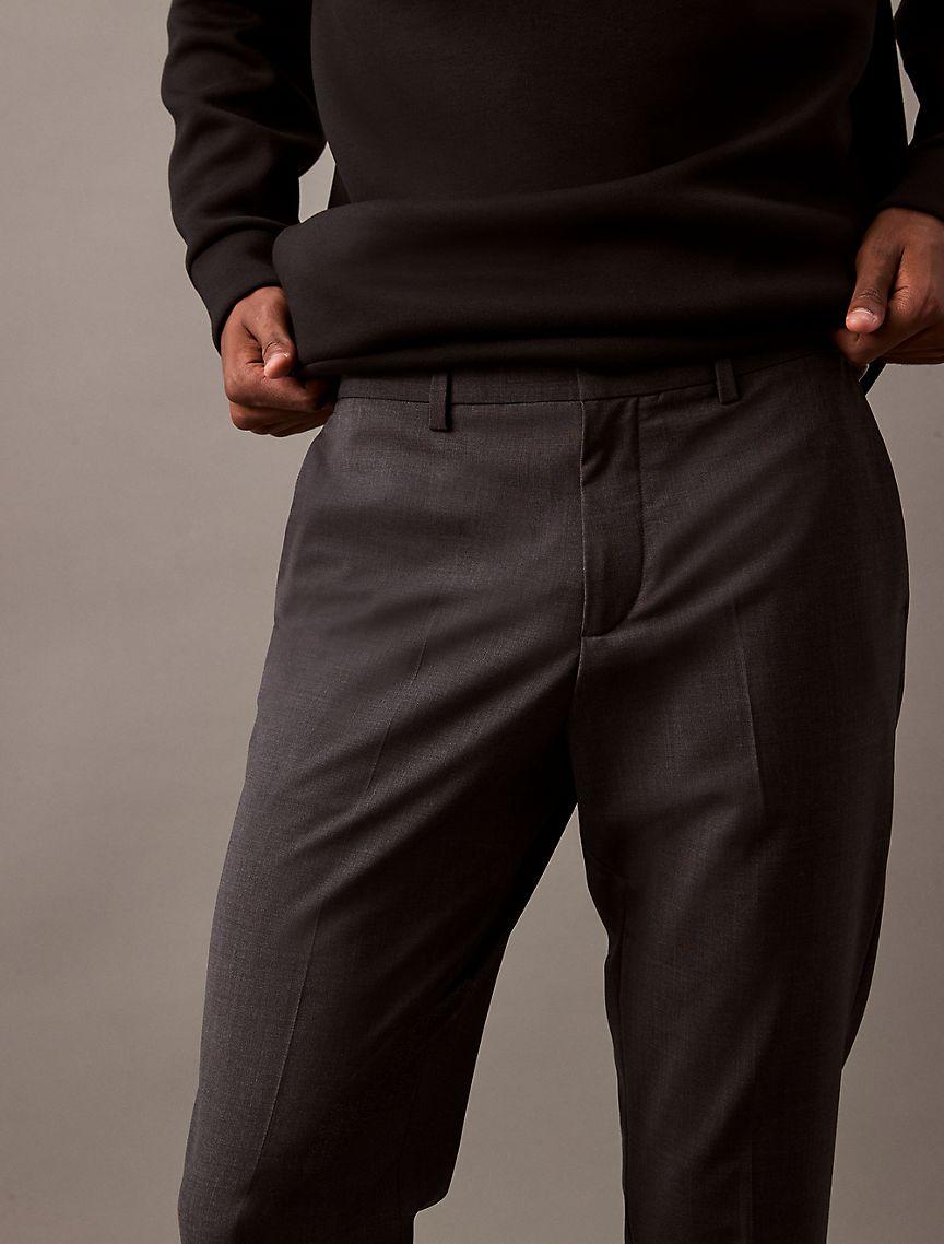 Refined Wool Blend Slim Trouser Product Image