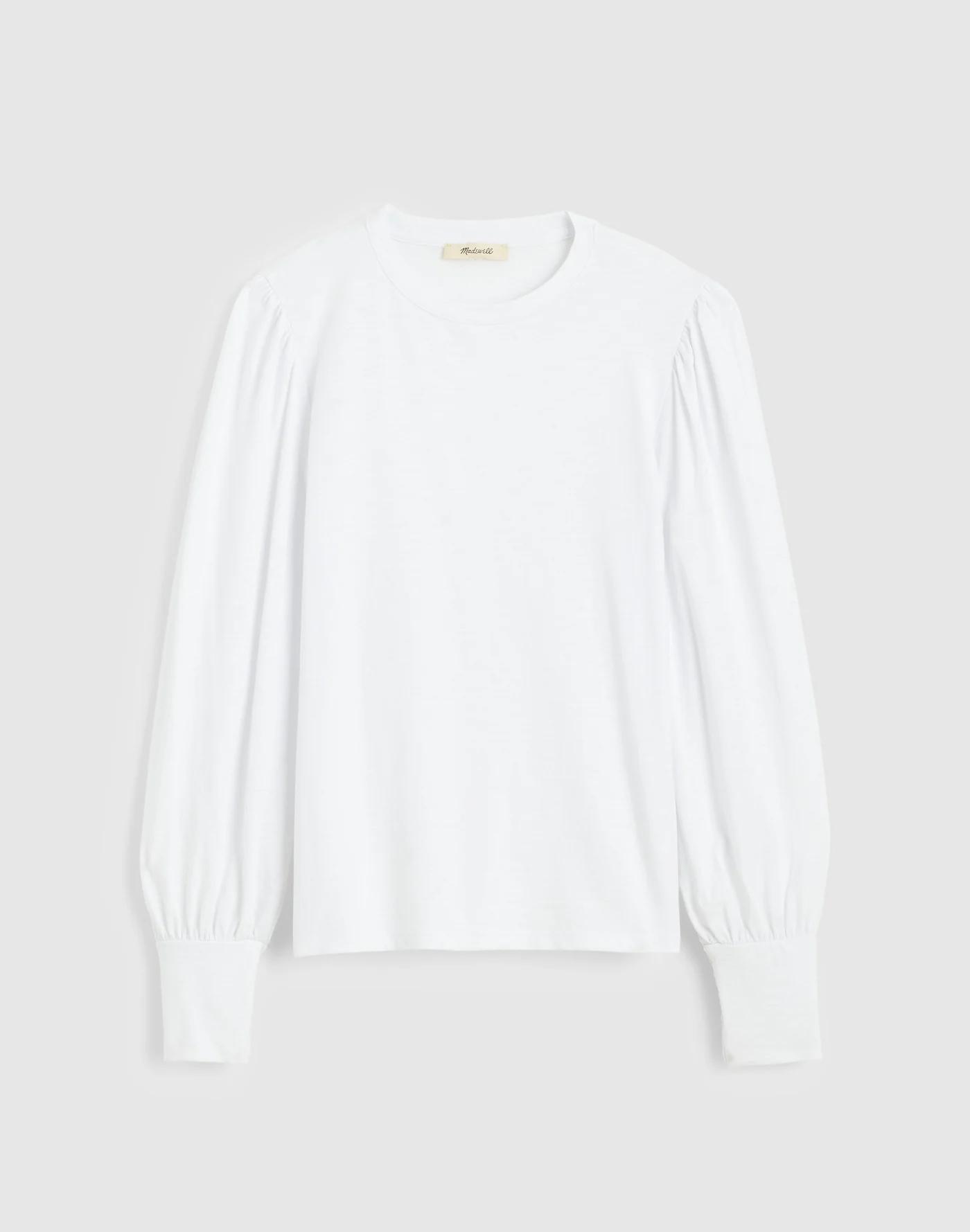 Smocked Long-Sleeve Top Product Image
