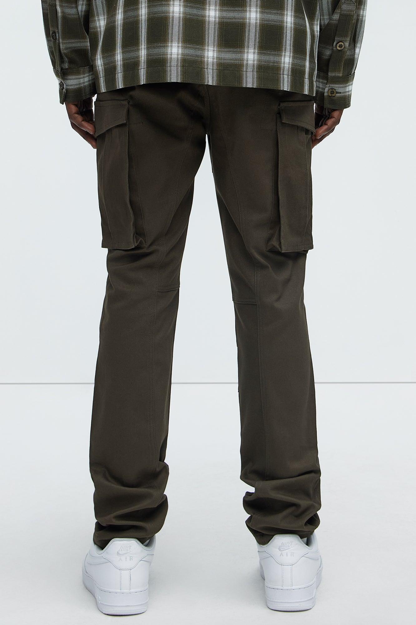 Summer Games Slim Cargo Pants - Olive Product Image