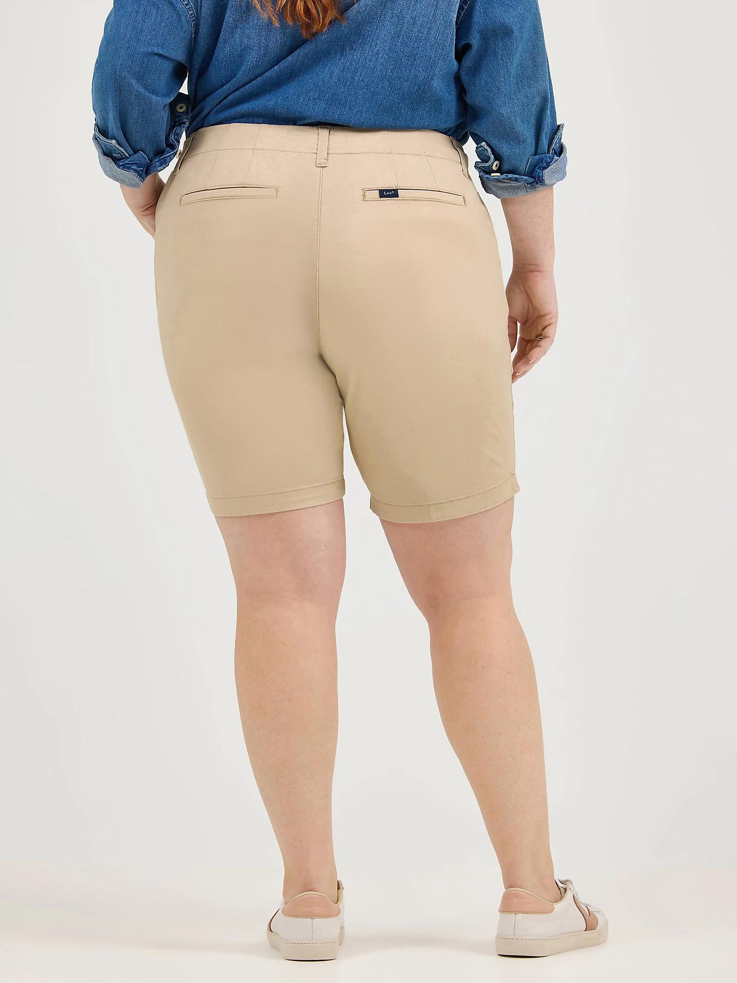 Women's Legendary Denim Chino Bermuda (Plus) | Women's Shorts | Lee® Product Image