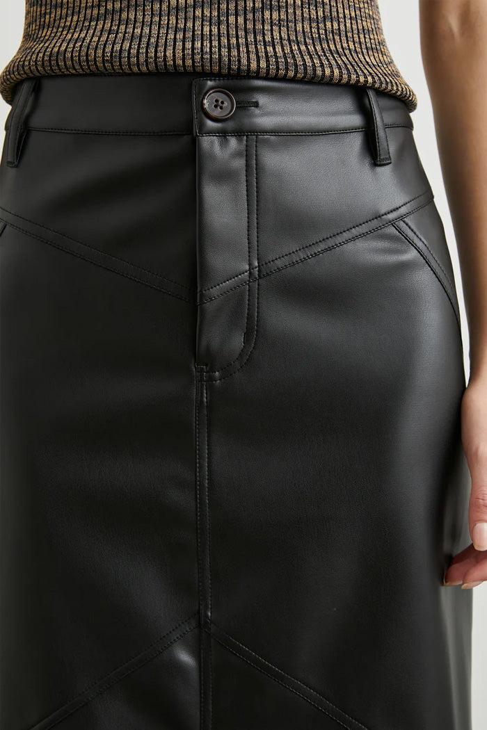 Jennifer Faux Leather Skirt Product Image