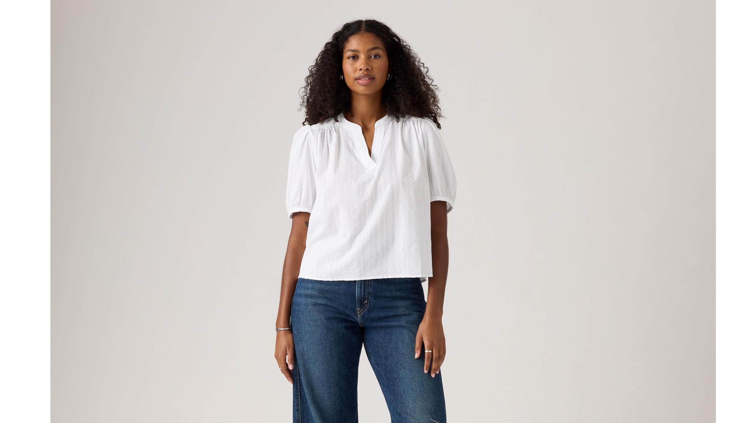 Amelie Poplin Blouse Product Image