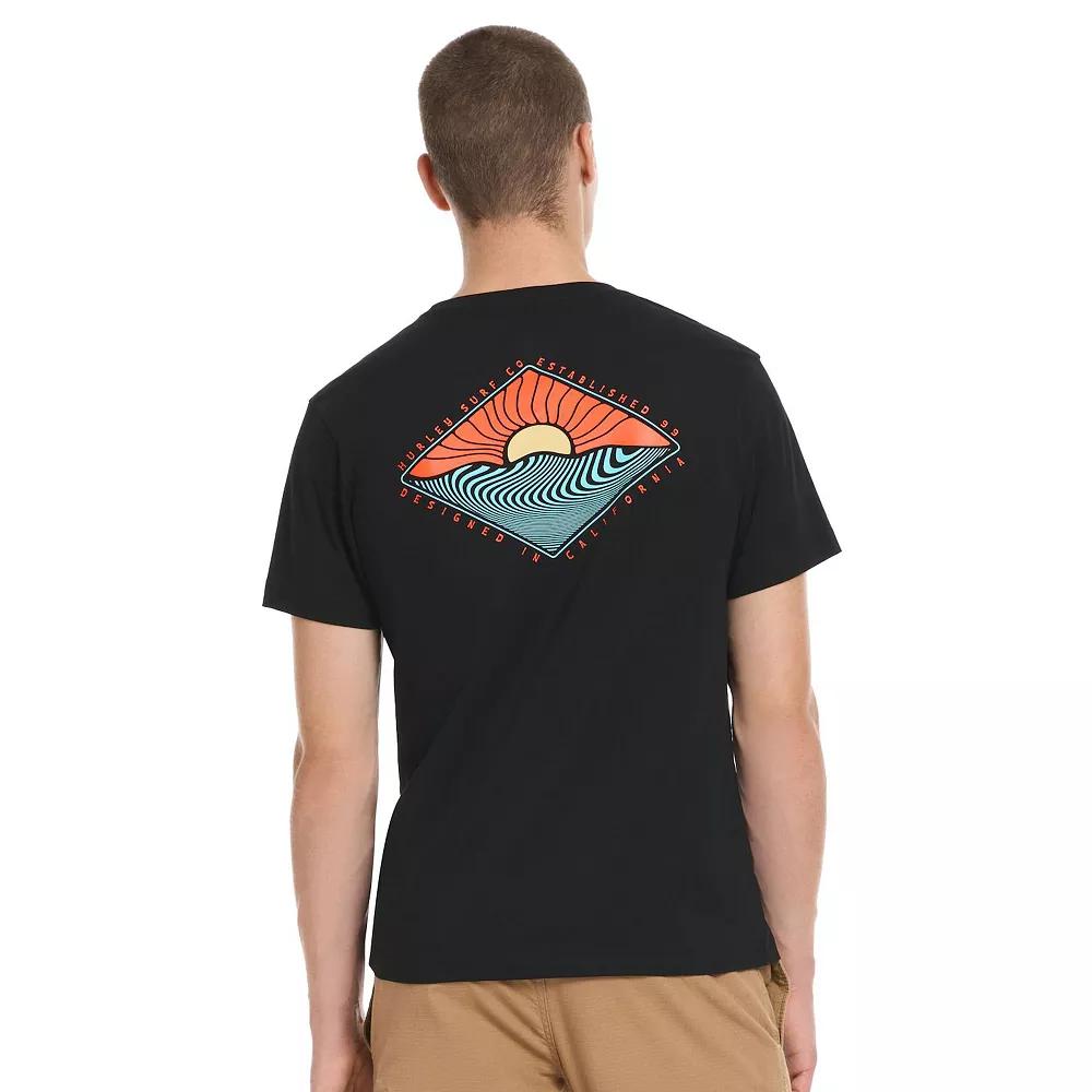 Men's Hurley Super Speed Short Sleeve Graphic Tee, Size: XS, Black Product Image