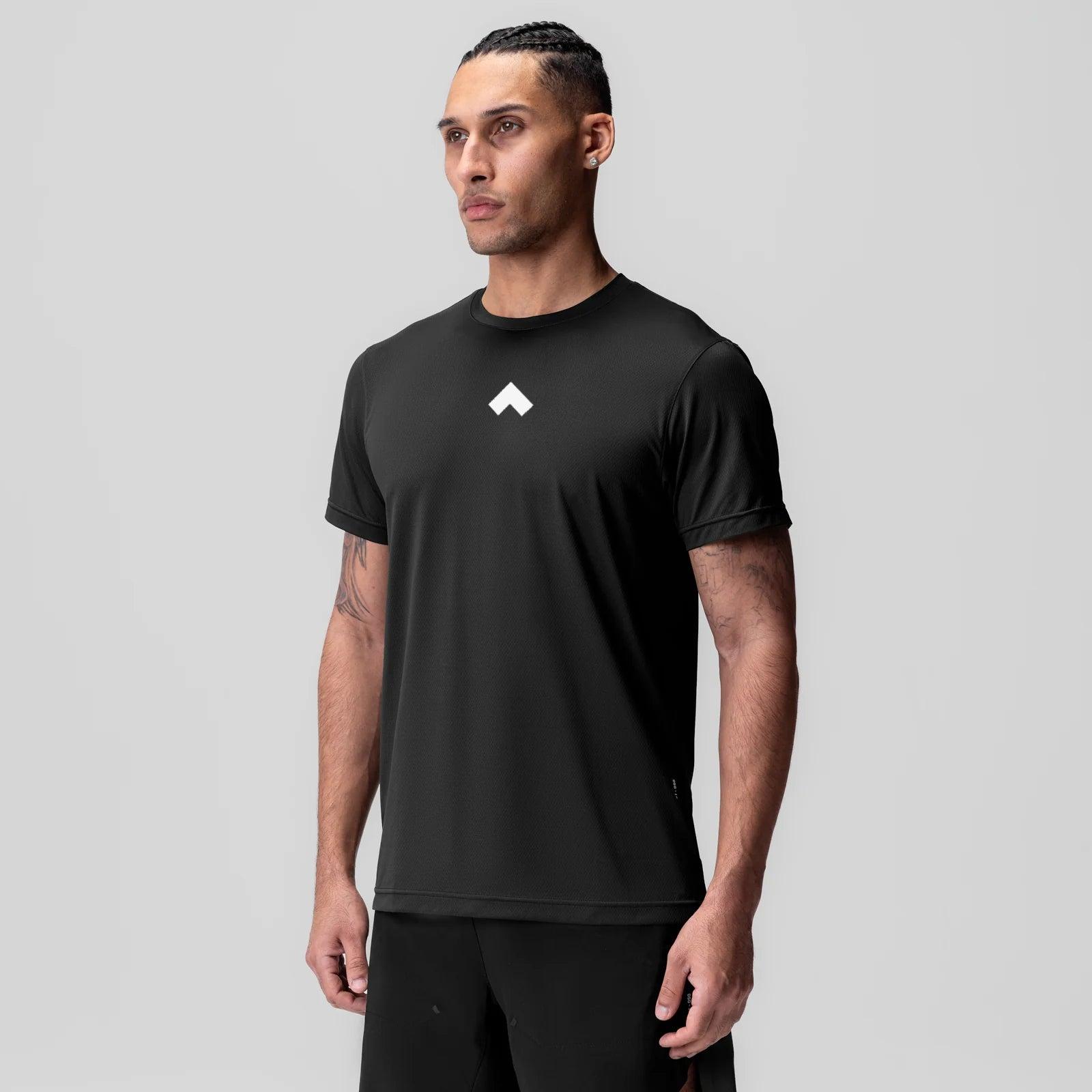 ASRV x Tonal AeroSilver® Essential Tee - Black Product Image