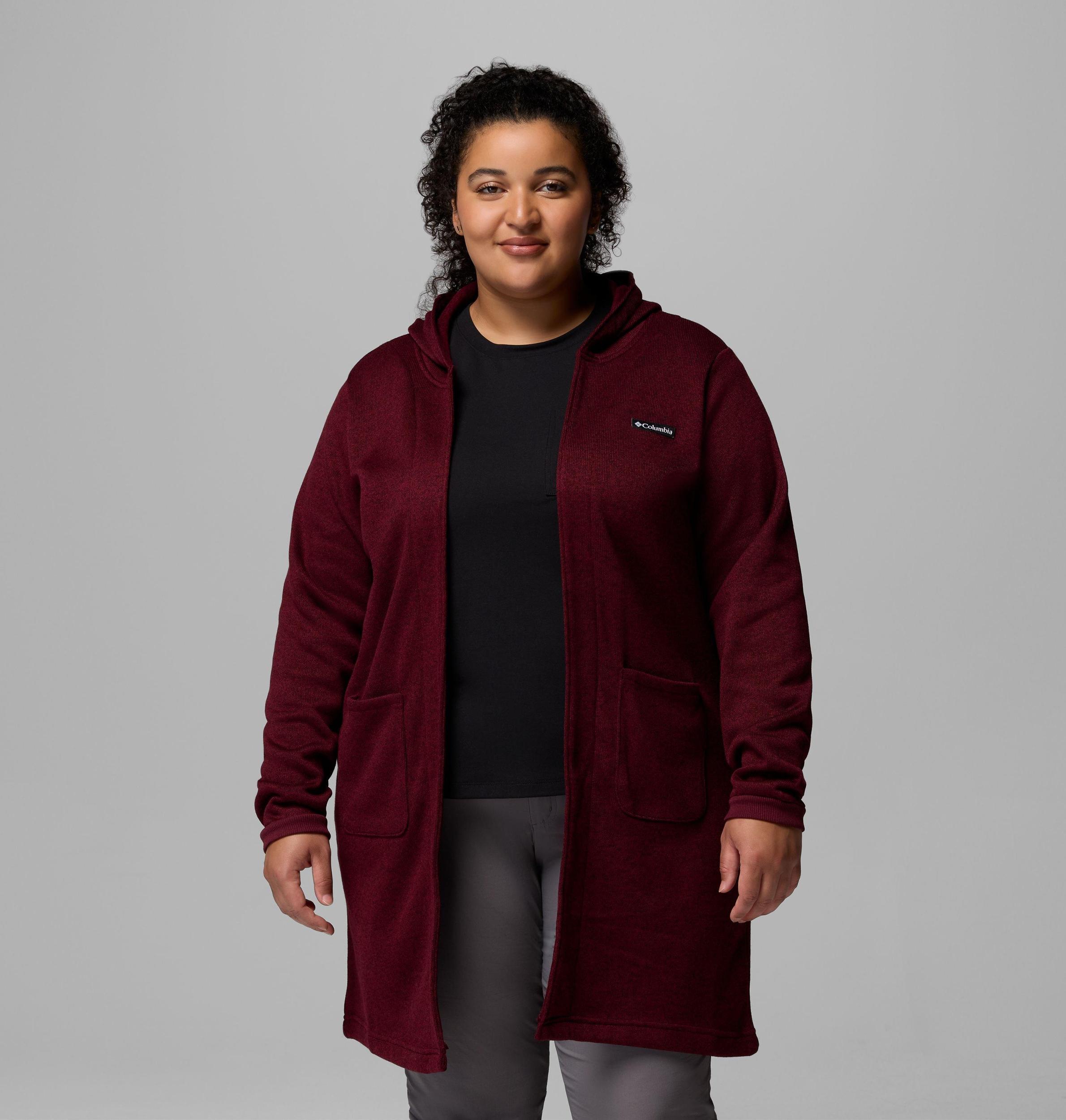 Columbia Womens Montavilla Hooded Cardigan - Plus Size- Product Image