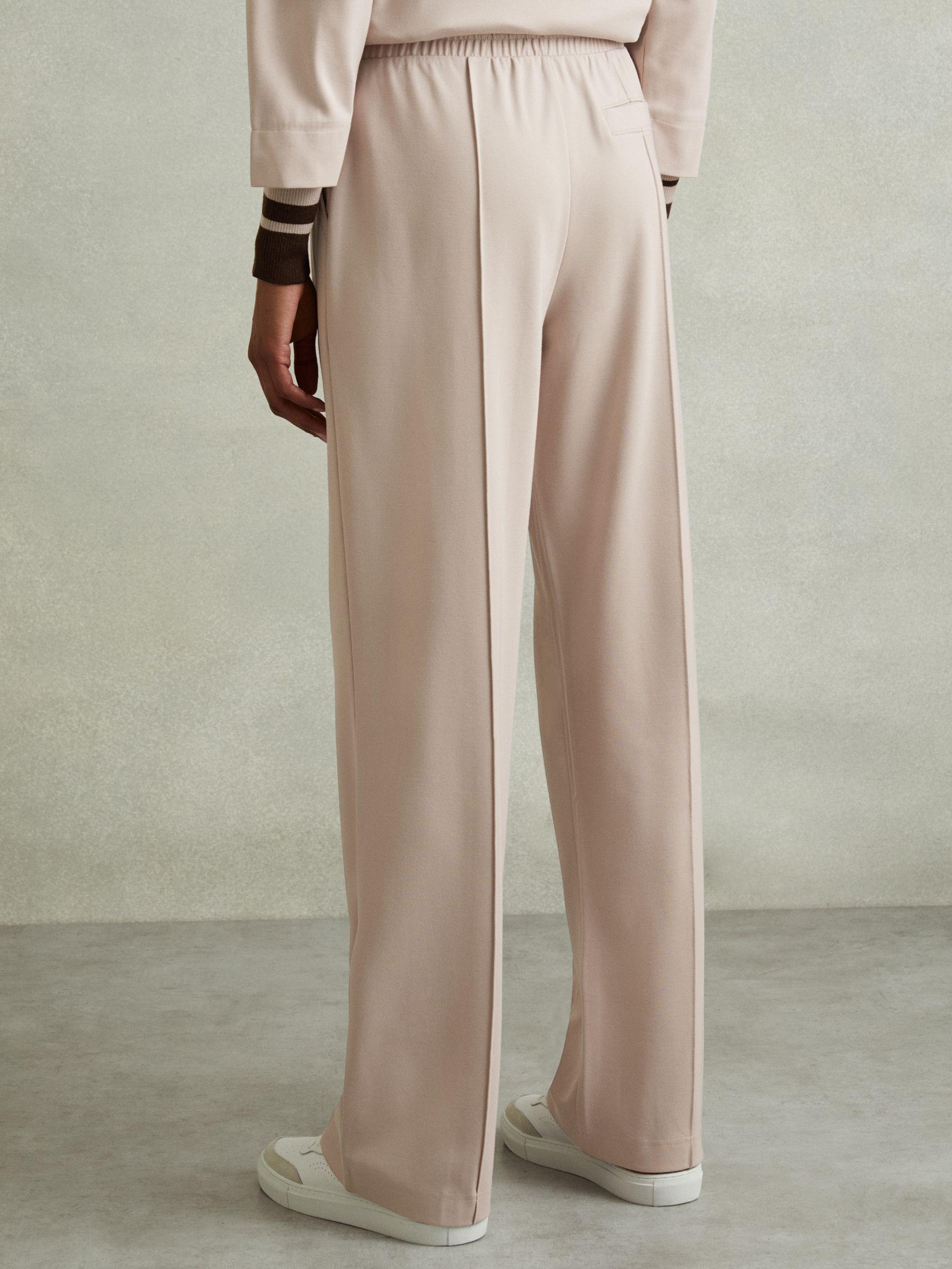 Alexi Stone Drawstring Straight Leg Jersey Joggers Product Image