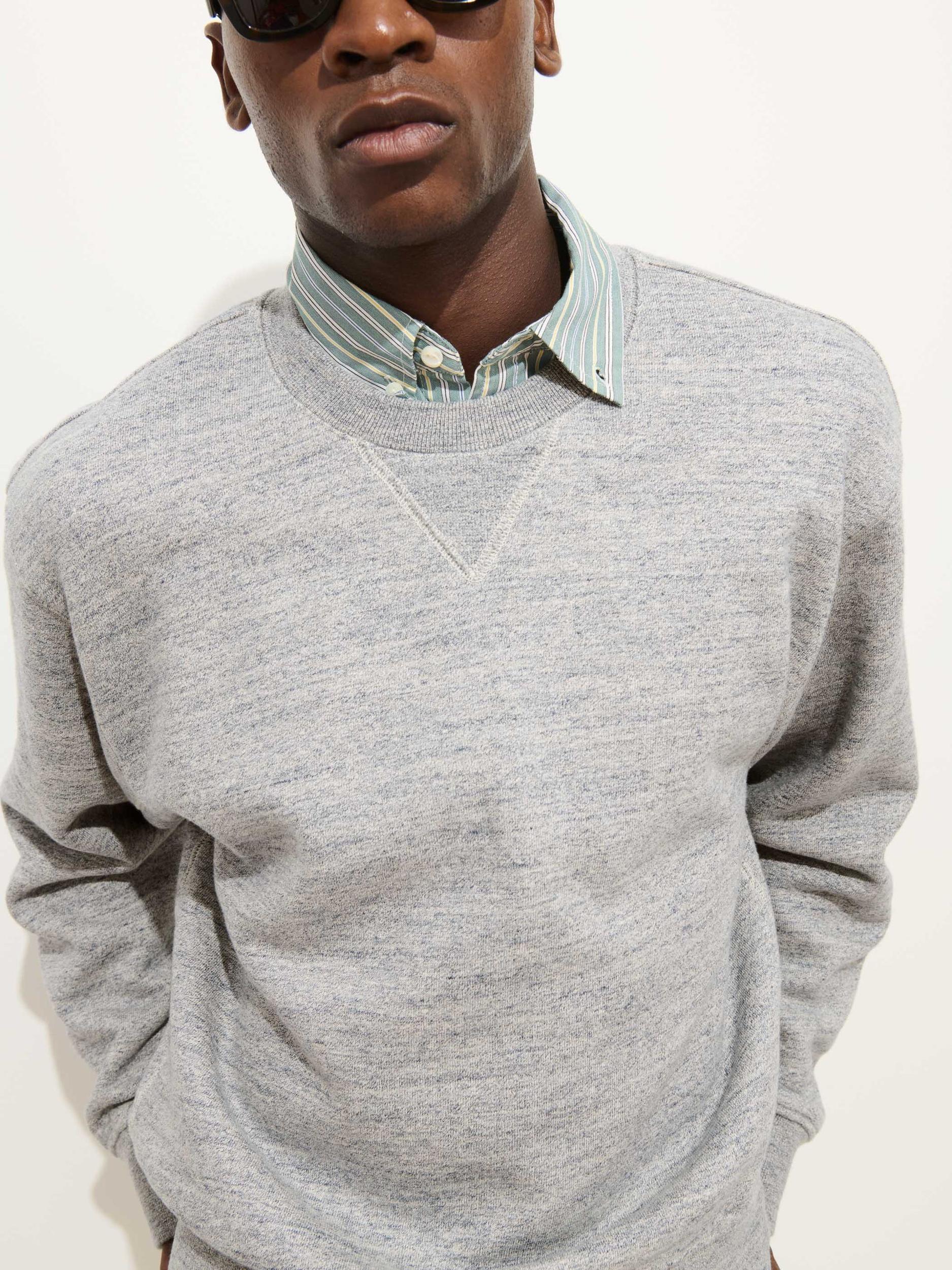 Marlon Sweatshirt In Heather Fleece Product Image