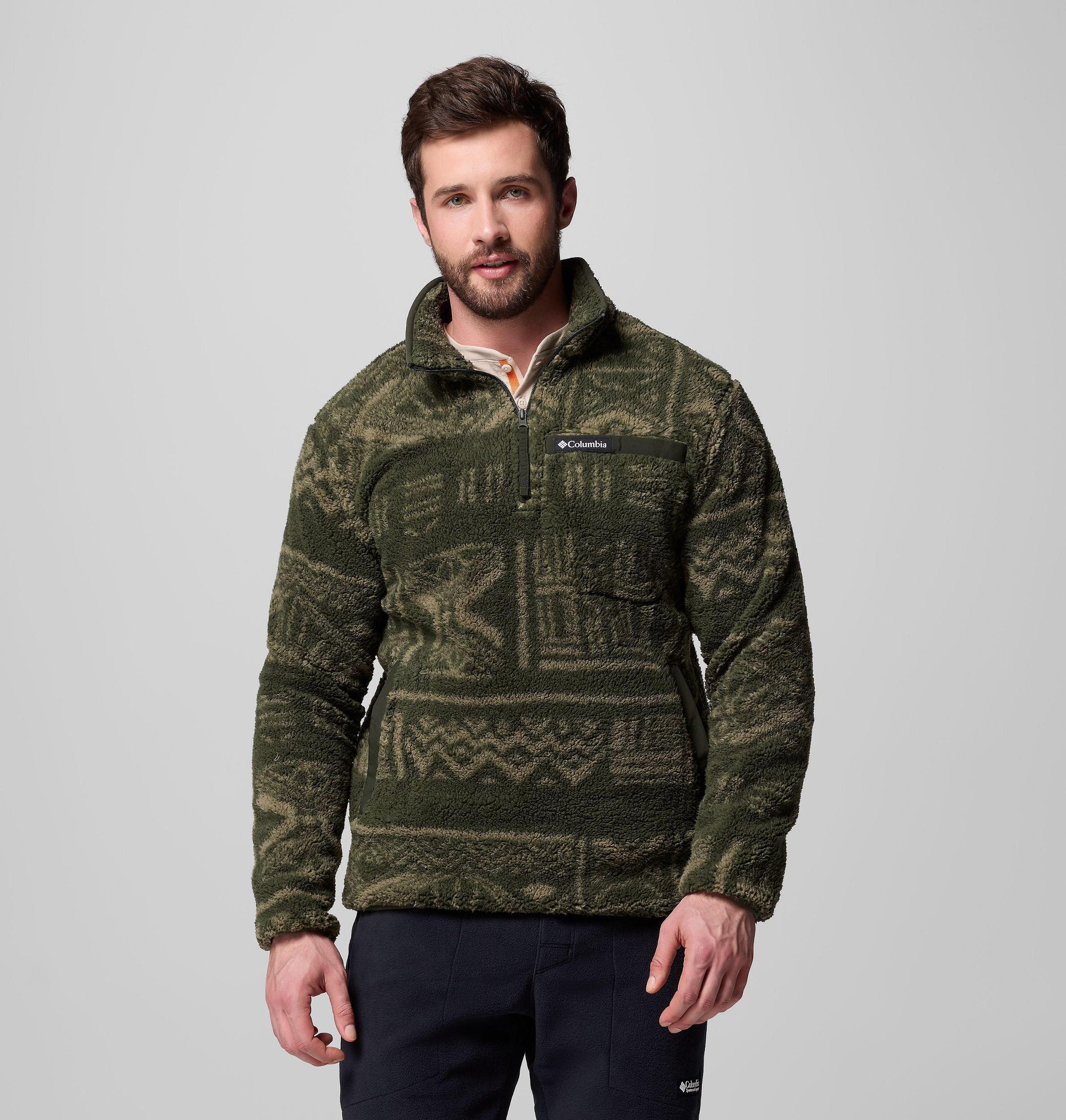 Columbia Mens Rugged Ridge High Pile Half Zip Jacket- Product Image