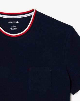 Contrast Neck Pyjama Top Product Image