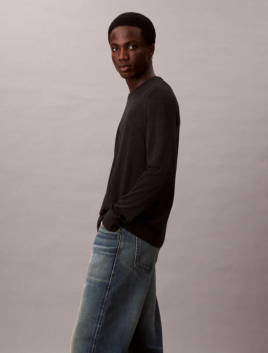 Extra Fine Merino Blend Crewneck Sweater Product Image