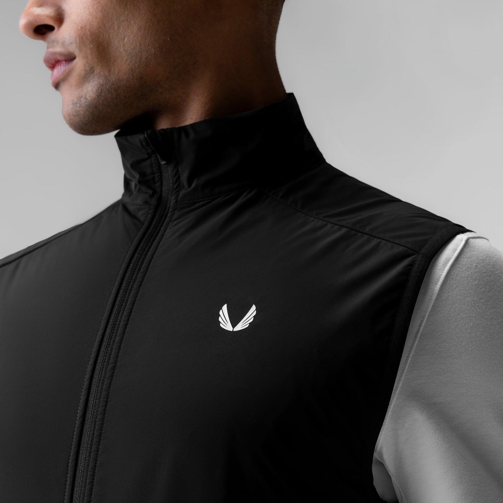 1052. Aerotex™ PrimaLoft® Run Vest - Black Product Image