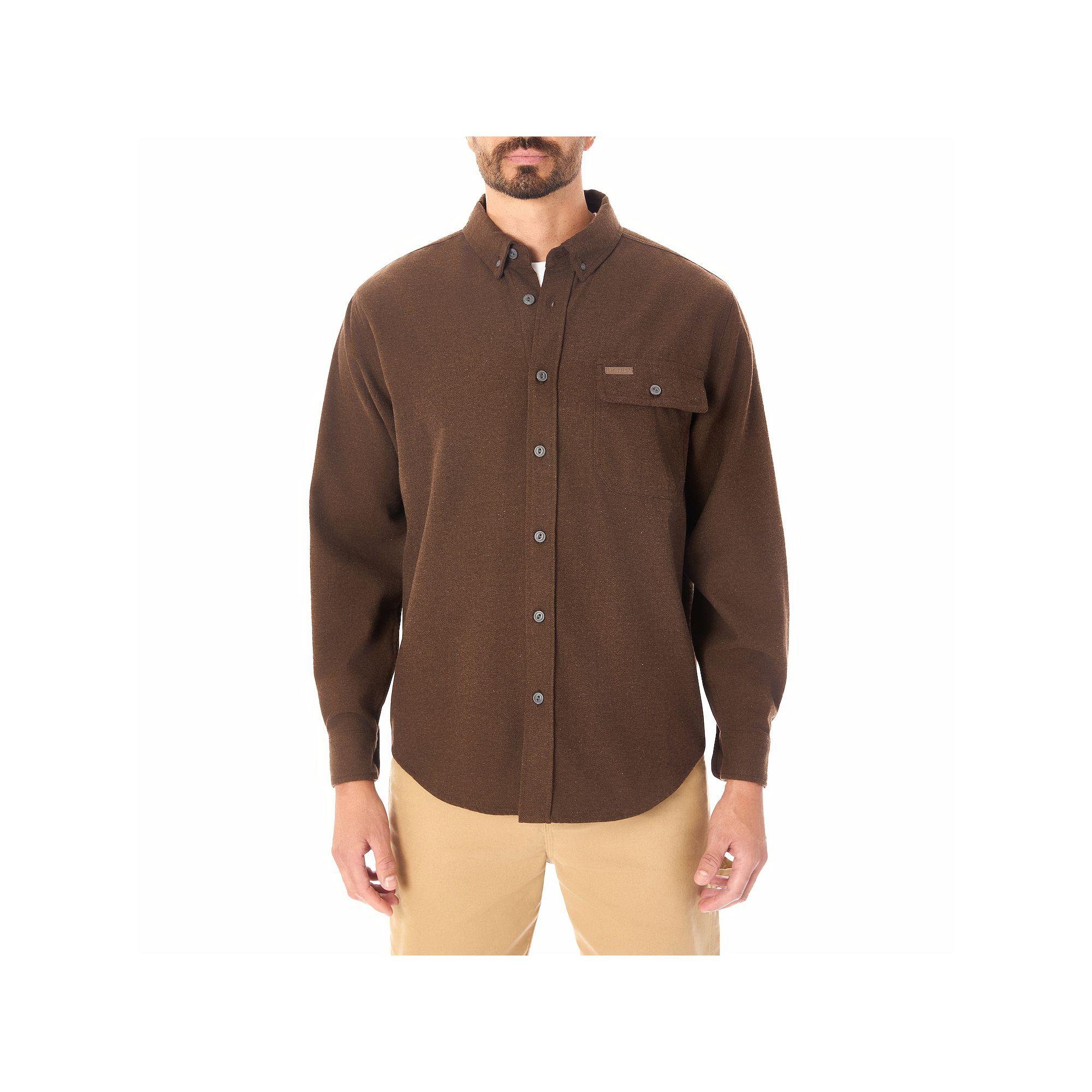 Men's Smith's Workwear Extra Heavyweight Chamois Flannel Shirt,  Product Image