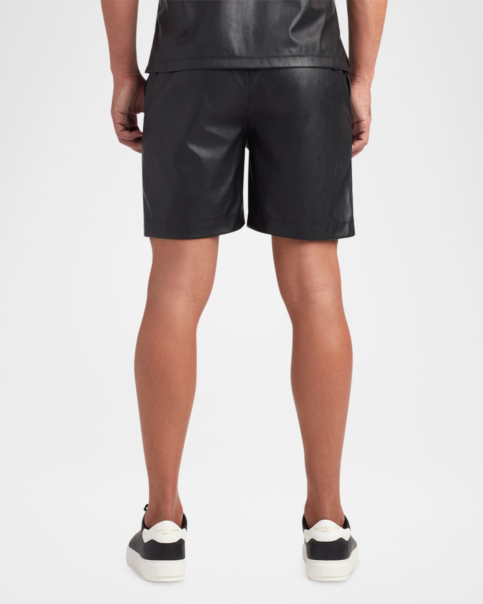 Men's Bond Faux Leather Shorts Product Image