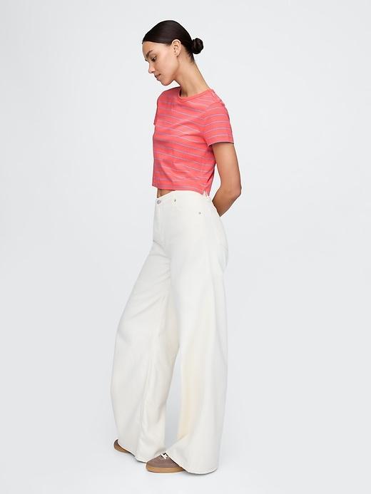 Organic Cotton VintageSoft Crop T-Shirt Product Image