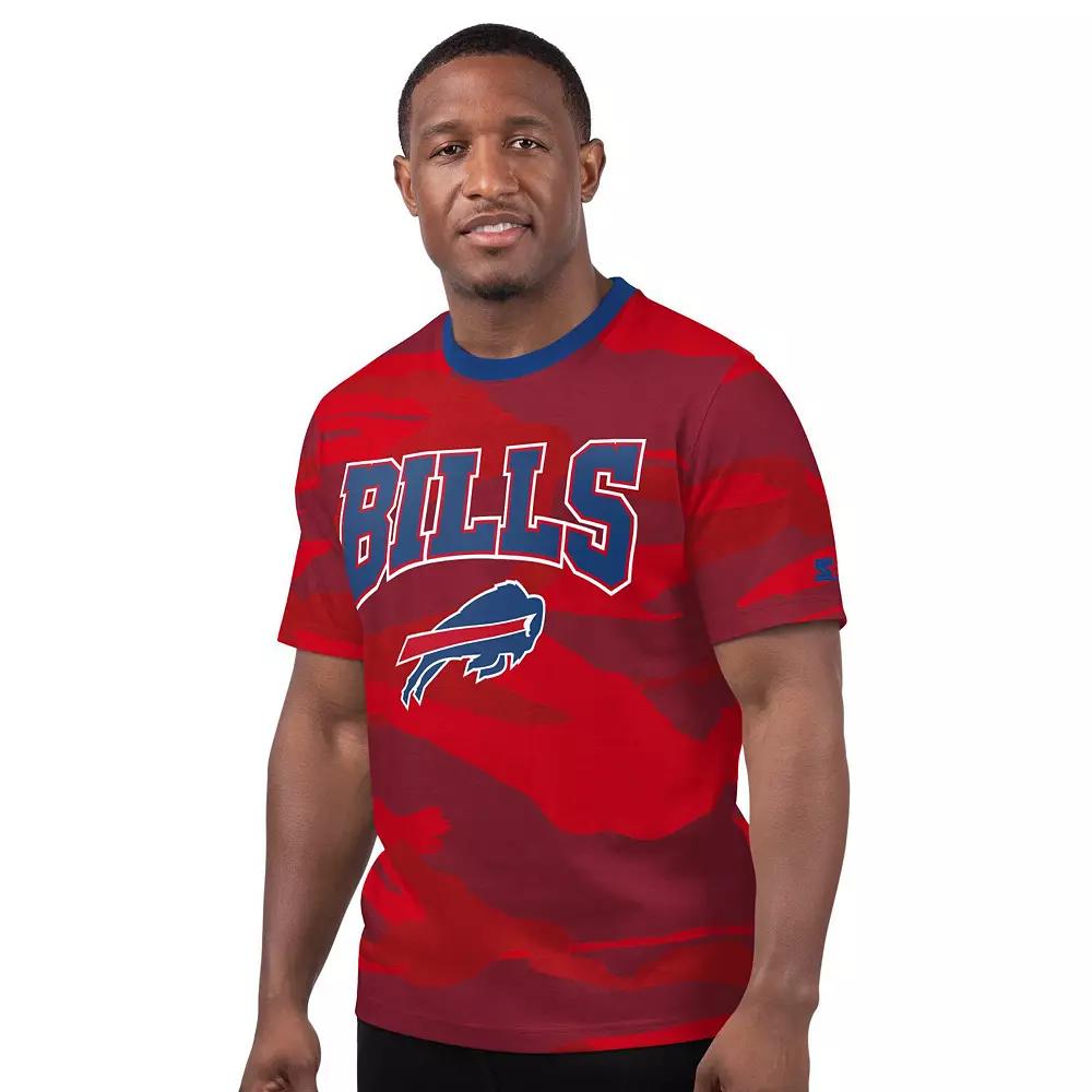 Men's Starter Red Buffalo Bills Thursday Night Gridiron T-Shirt,  Product Image