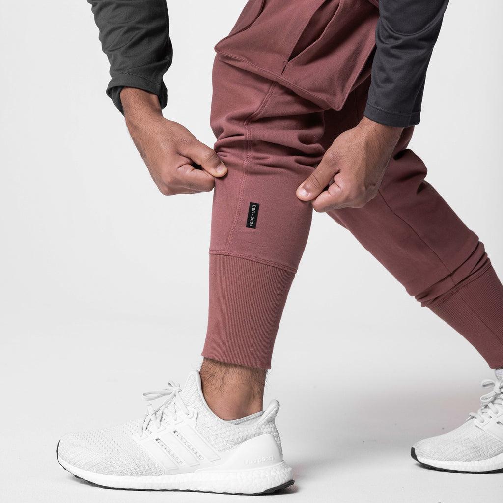 0654. Tech-Terry™ Cargo High Rib Jogger - Red Earth Product Image