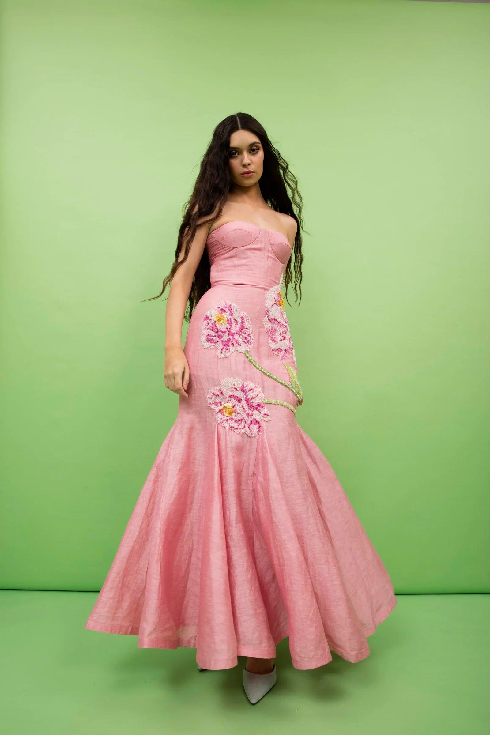 Peony Petaleeza Corset Gown Product Image