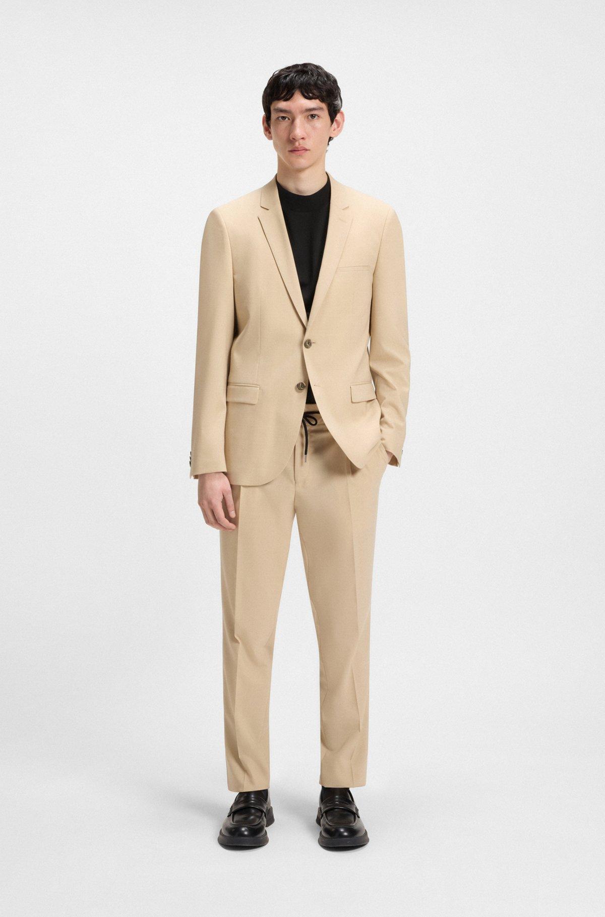 Cotton polo shirt with herringbone structure Product Image