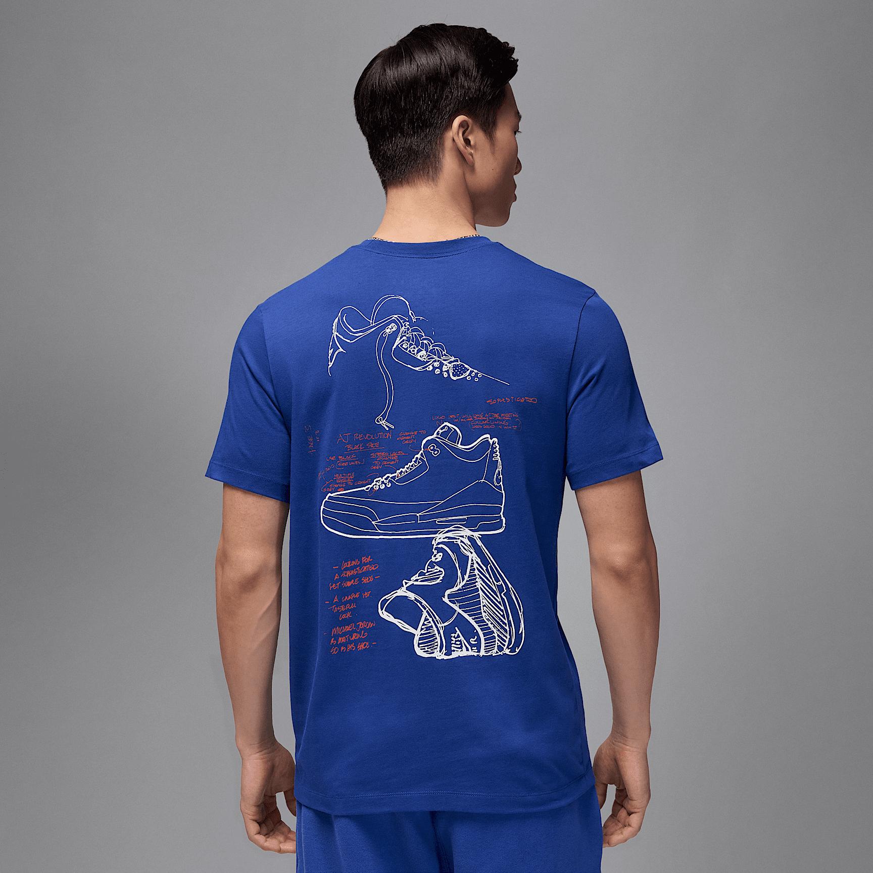 Jordan Mens Jordan Rare Air Crew T-Shirt - Mens Royal/Sail Product Image