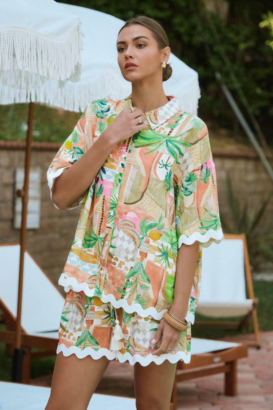 Resort Style Printed RicRac Set Product Image