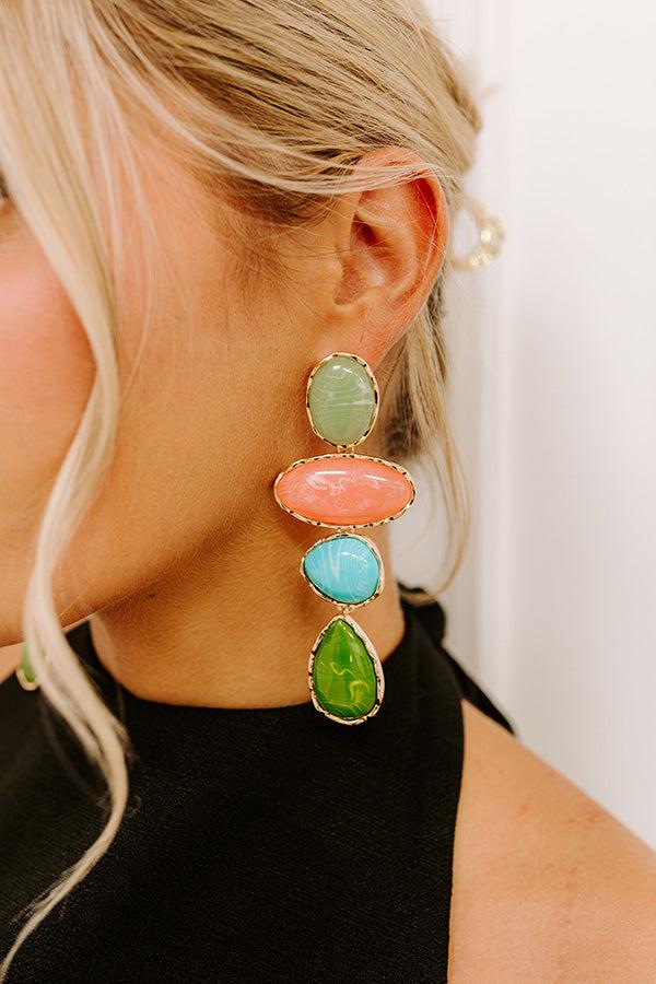 Colorful Coastline Drop Earrings Product Image