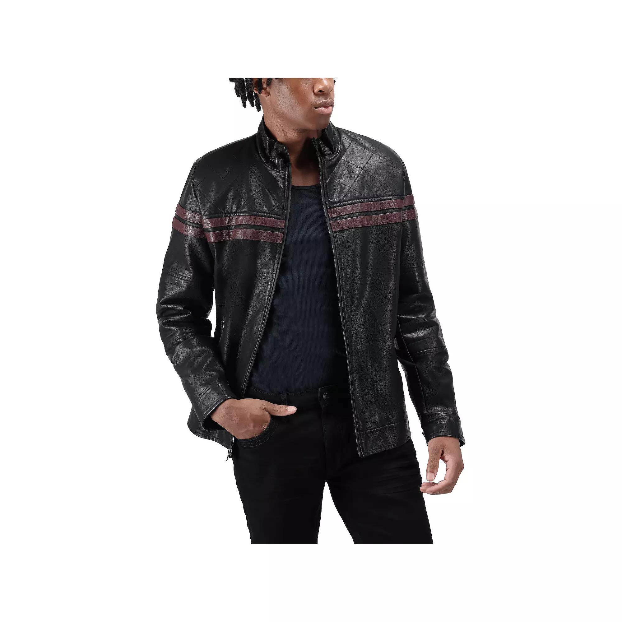 Men's Xray Grainy Faux Leather Jacket,  Product Image