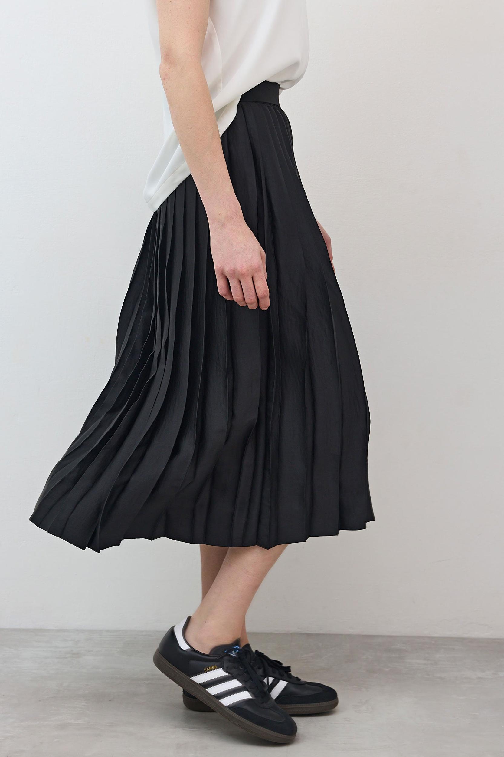 Pull On Pleated Skirt Product Image