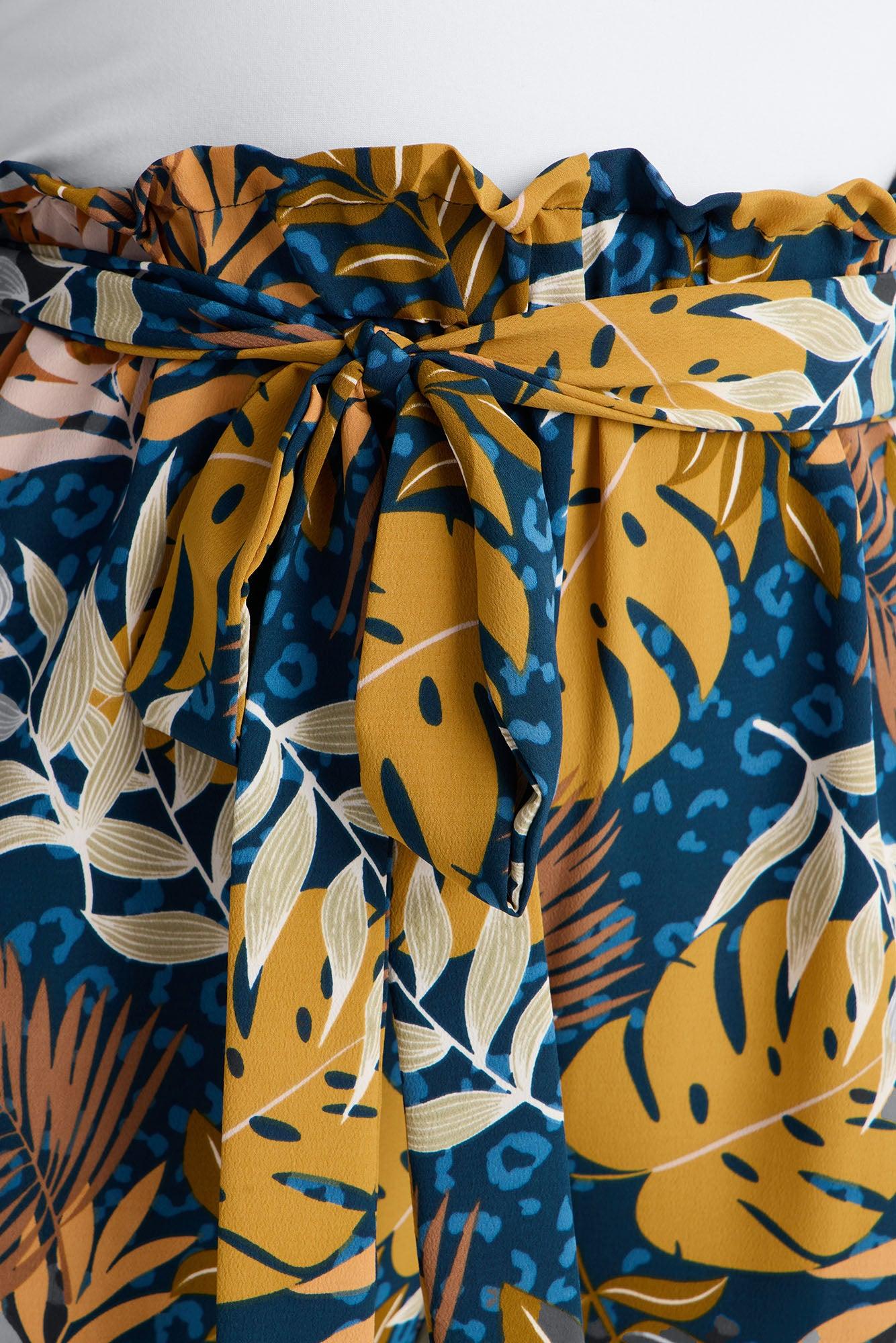 In The Tropics Jumpsuit - Navy/combo Product Image