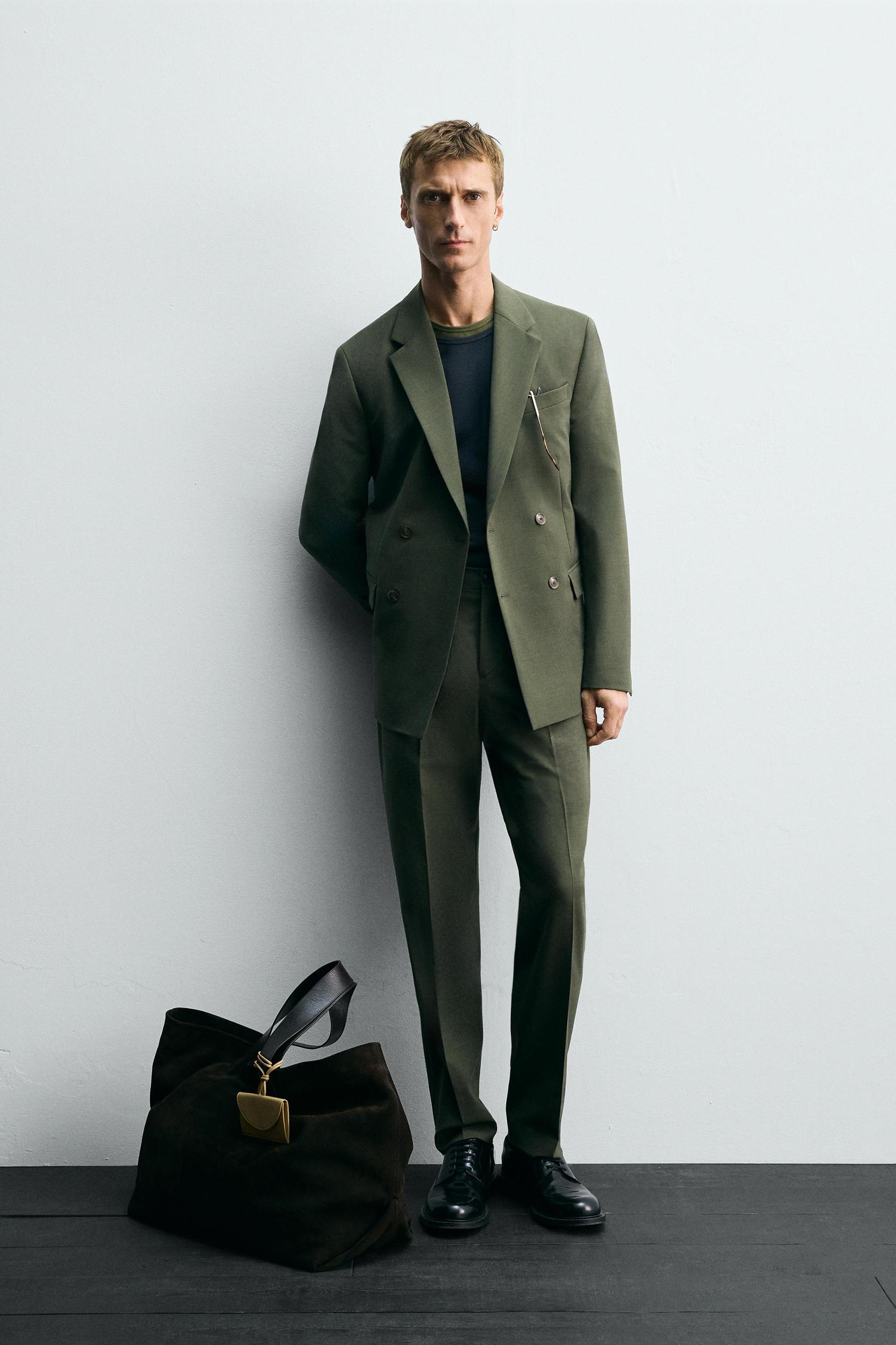 WOOL SUIT PANTS Product Image