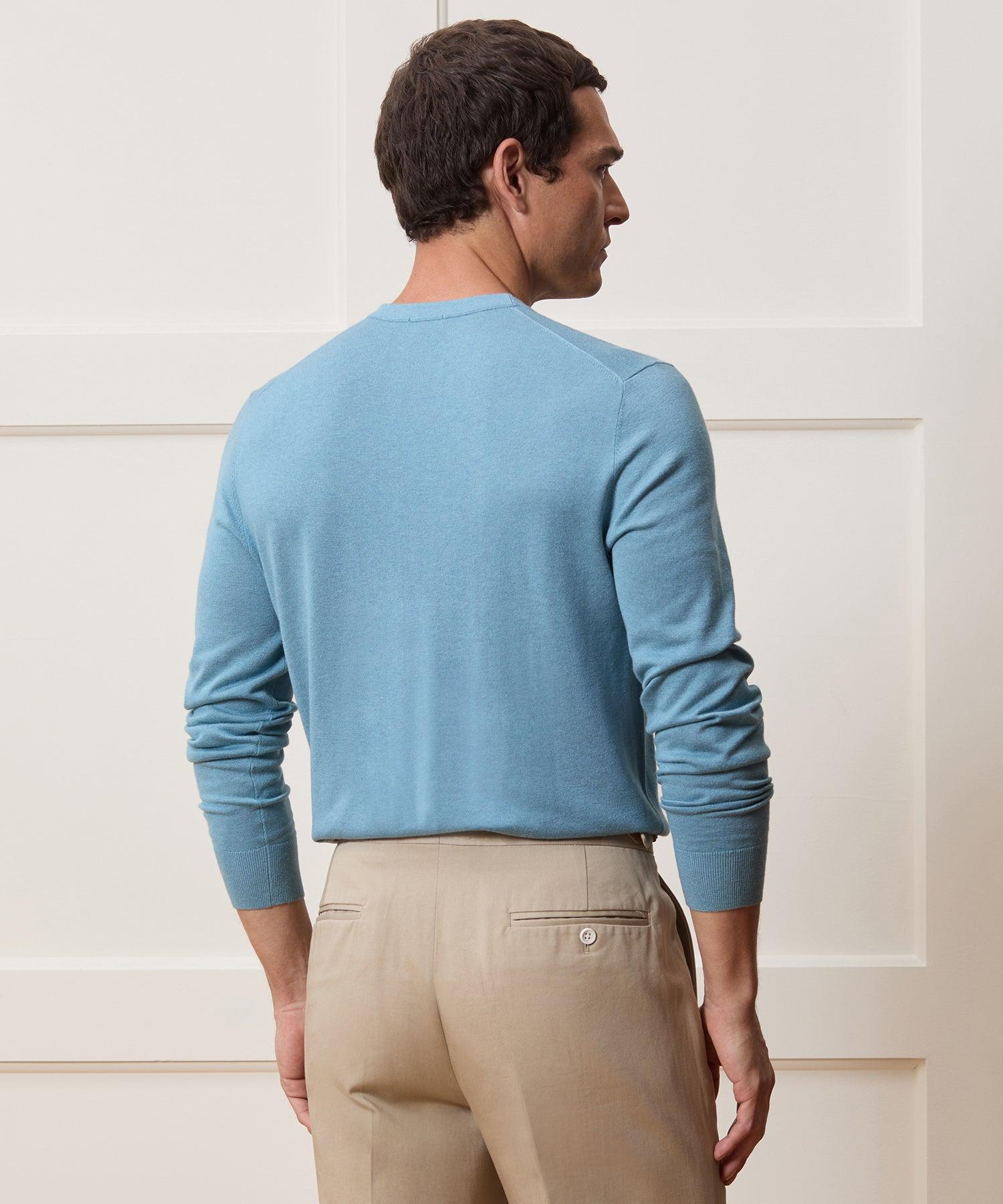 Silk-Cashmere Crewneck Sweater Product Image