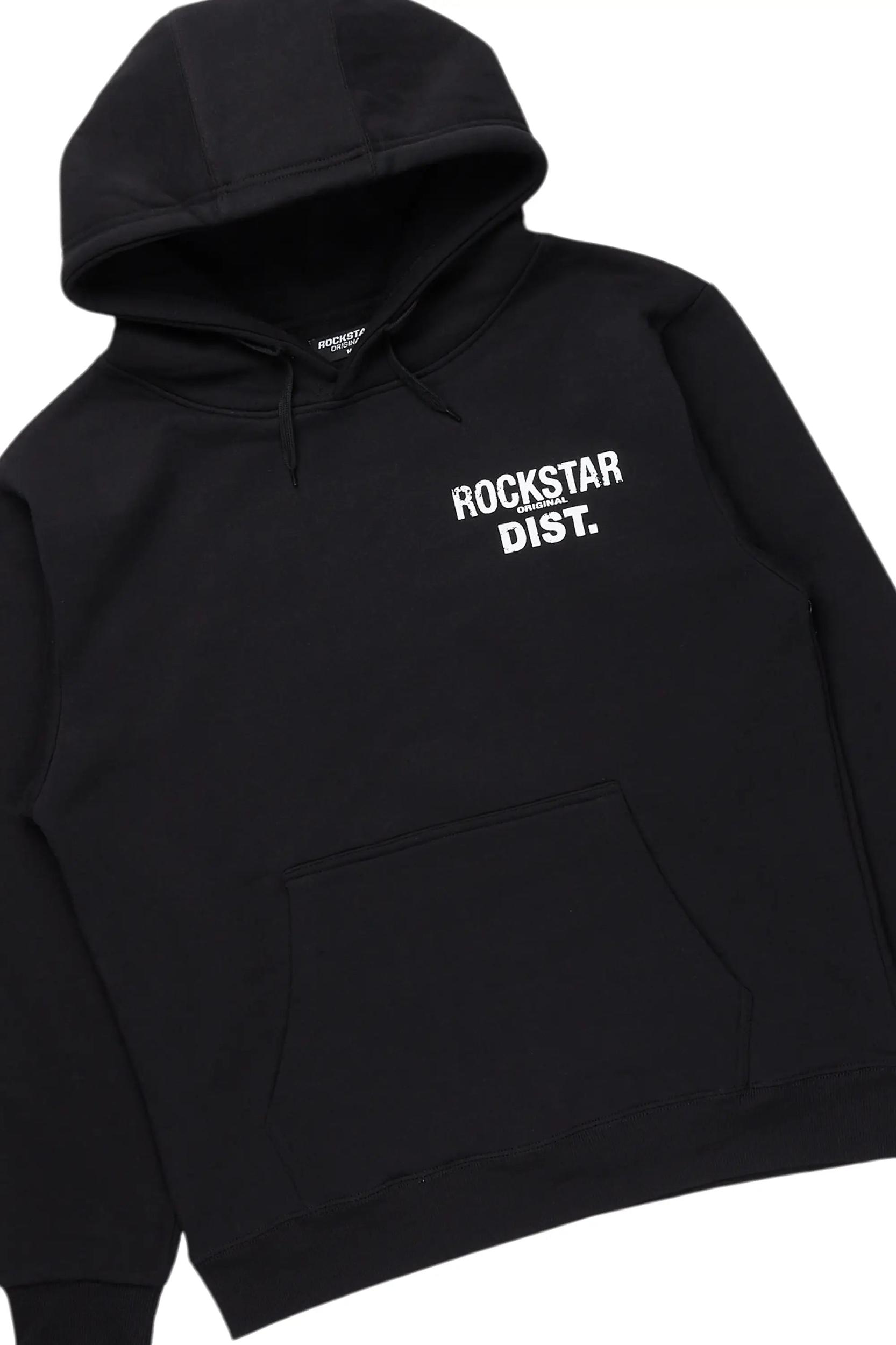 Lake Black/White Hoodie & Pooja Super Stacked Flare Jean Bundle Male Product Image