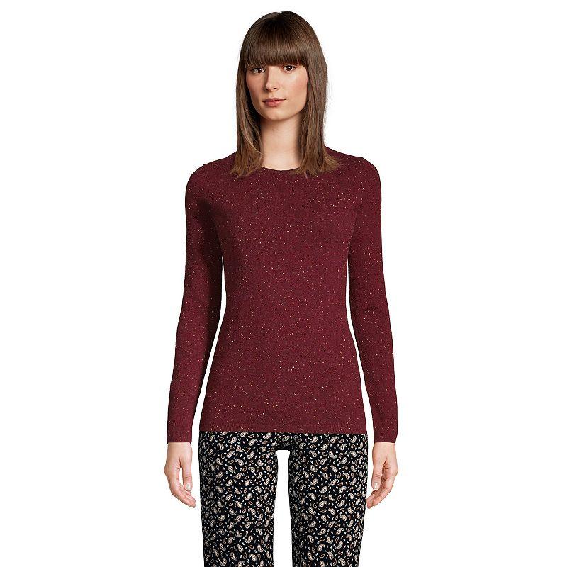 Petite Lands' End Crewneck Cashmere Sweater, Women's,  Product Image